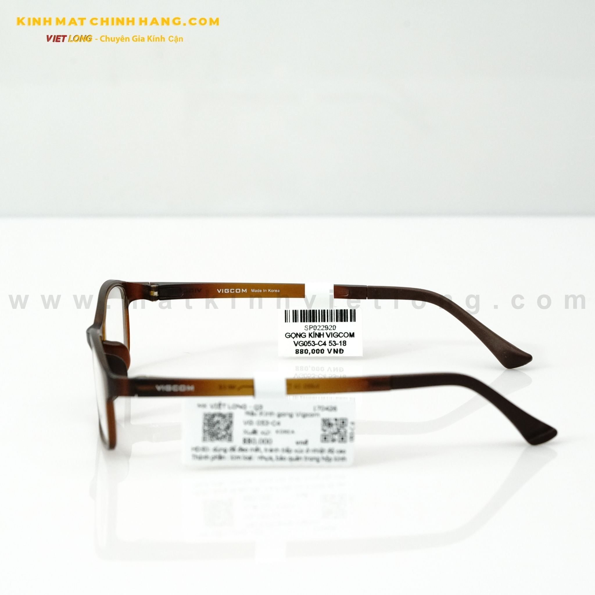  GỌNG KÍNH VIGCOM VG053-C4 53-18 
