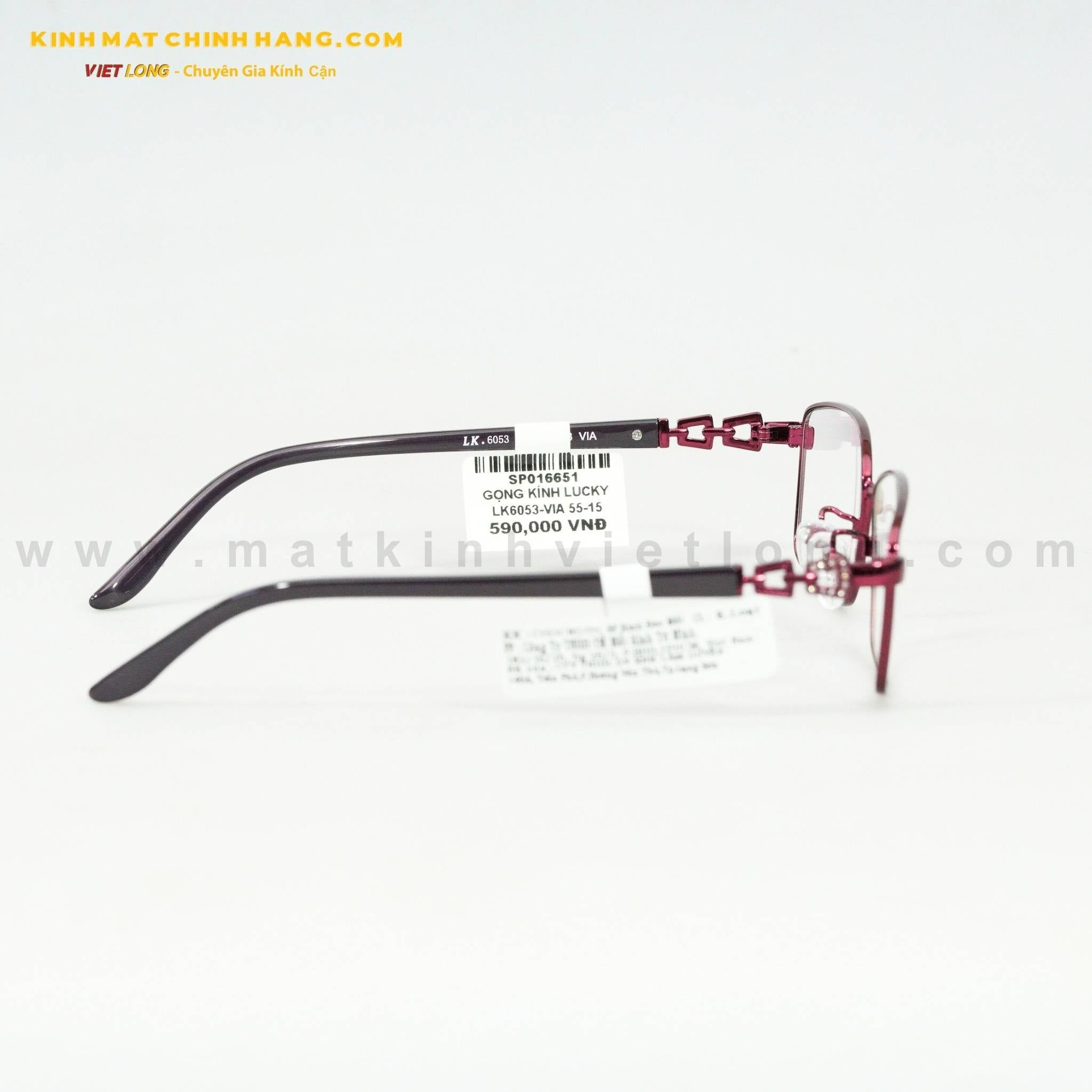  GỌNG KÍNH LUCKY LK6053-VIA 55-15 