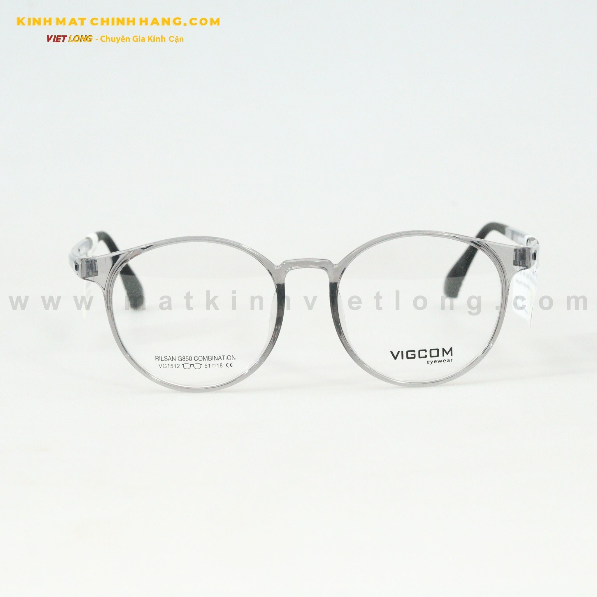  GỌNG KÍNH VIGCOM VG1512-R8 51-18 