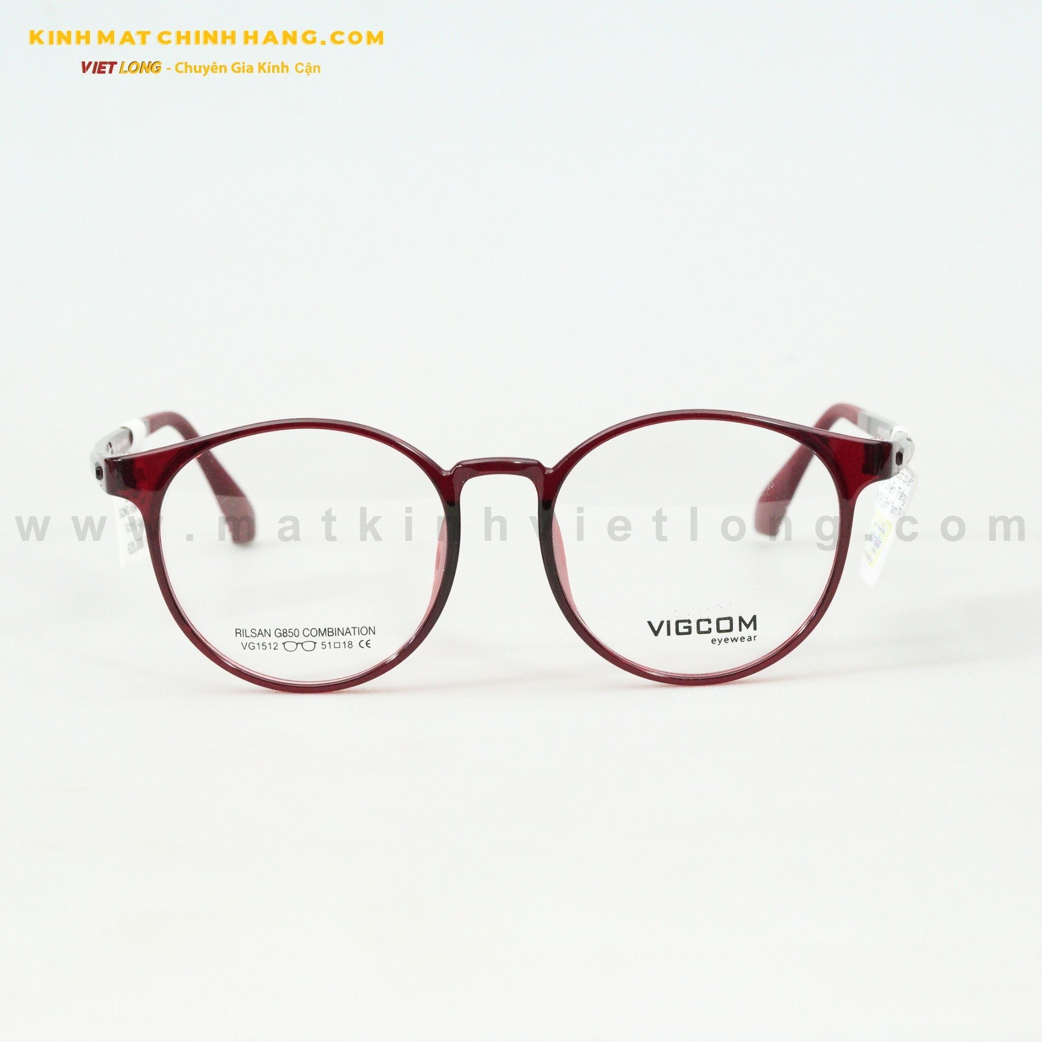  GỌNG KÍNH VIGCOM VG1512-R6 51-18 