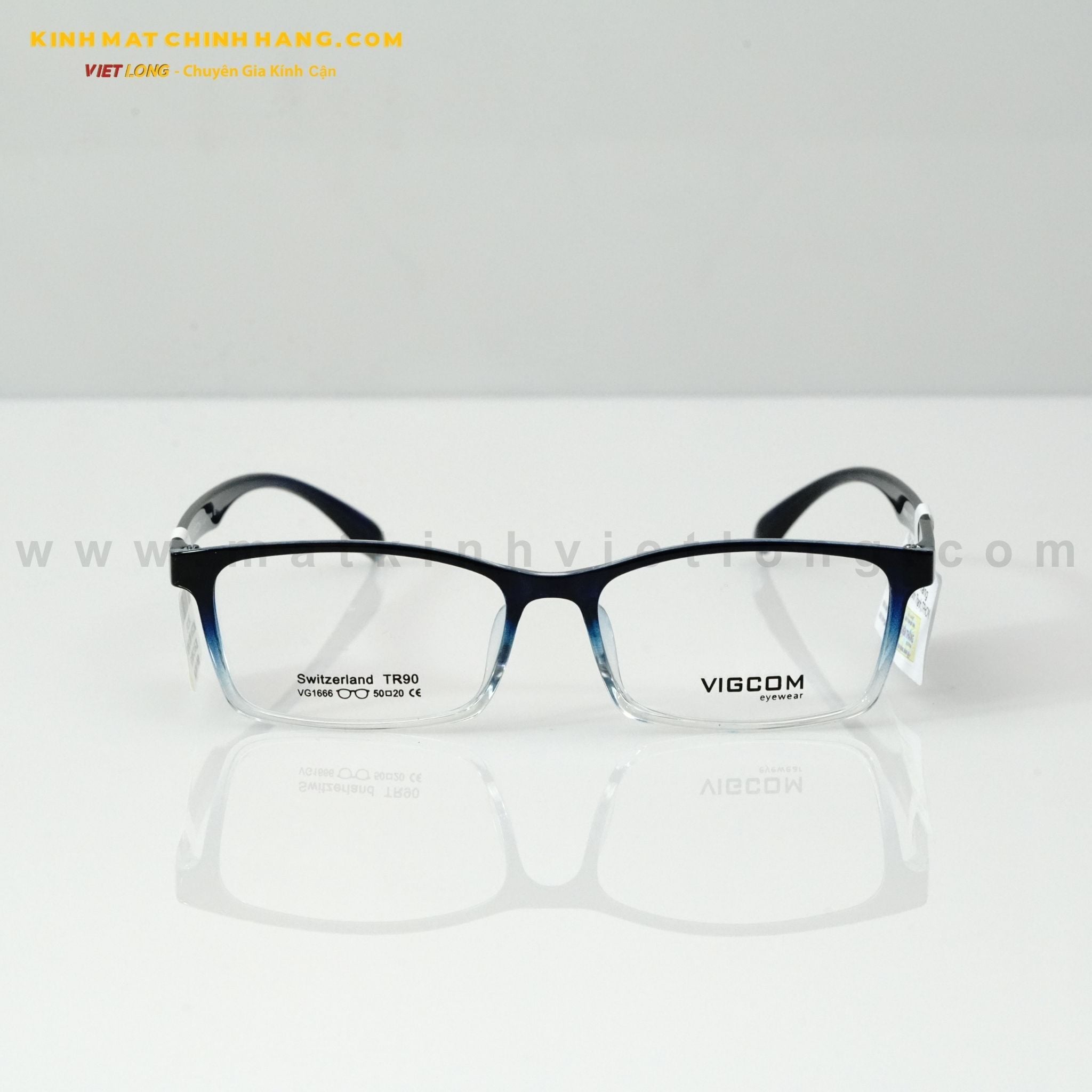  GỌNG KÍNH VIGCOM VG1666-C8 50-20 