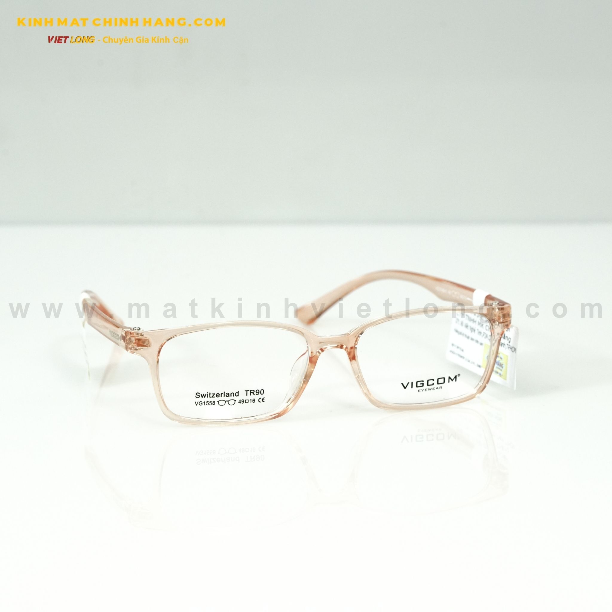  GỌNG KÍNH VIGCOM VG1558-K8 49-16 
