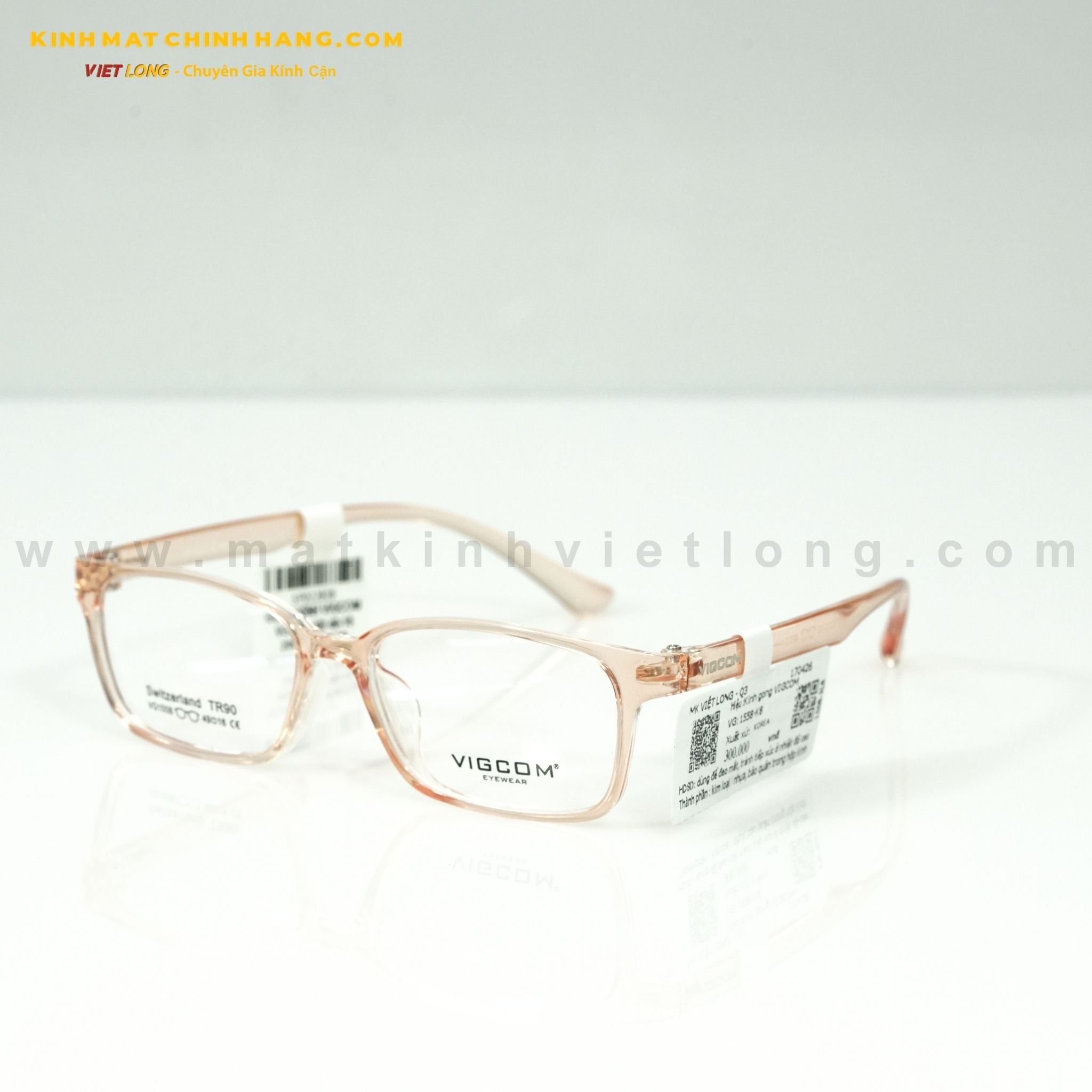  GỌNG KÍNH VIGCOM VG1558-K8 49-16 
