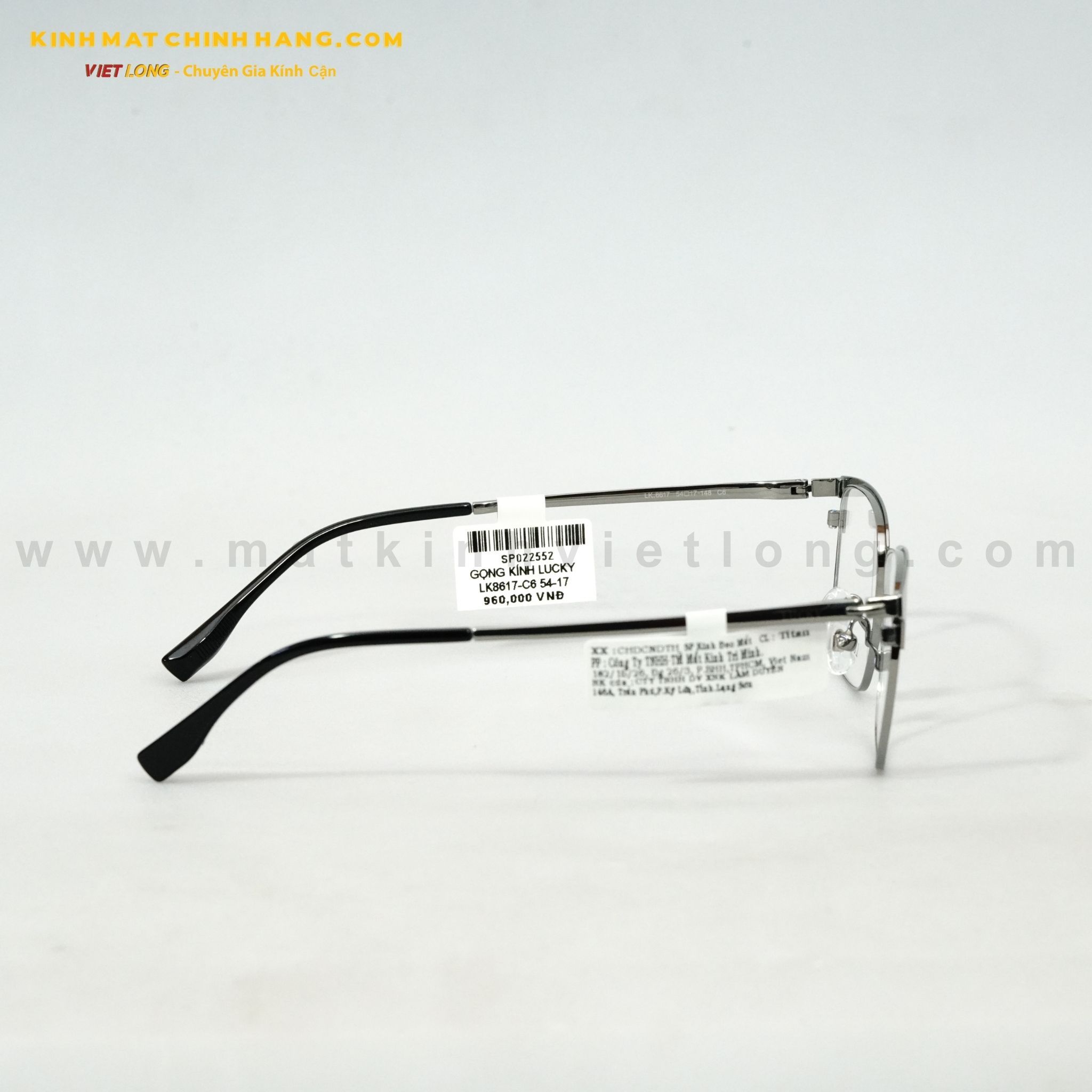  GỌNG KÍNH LUCKY LK8617-C6 54-17 