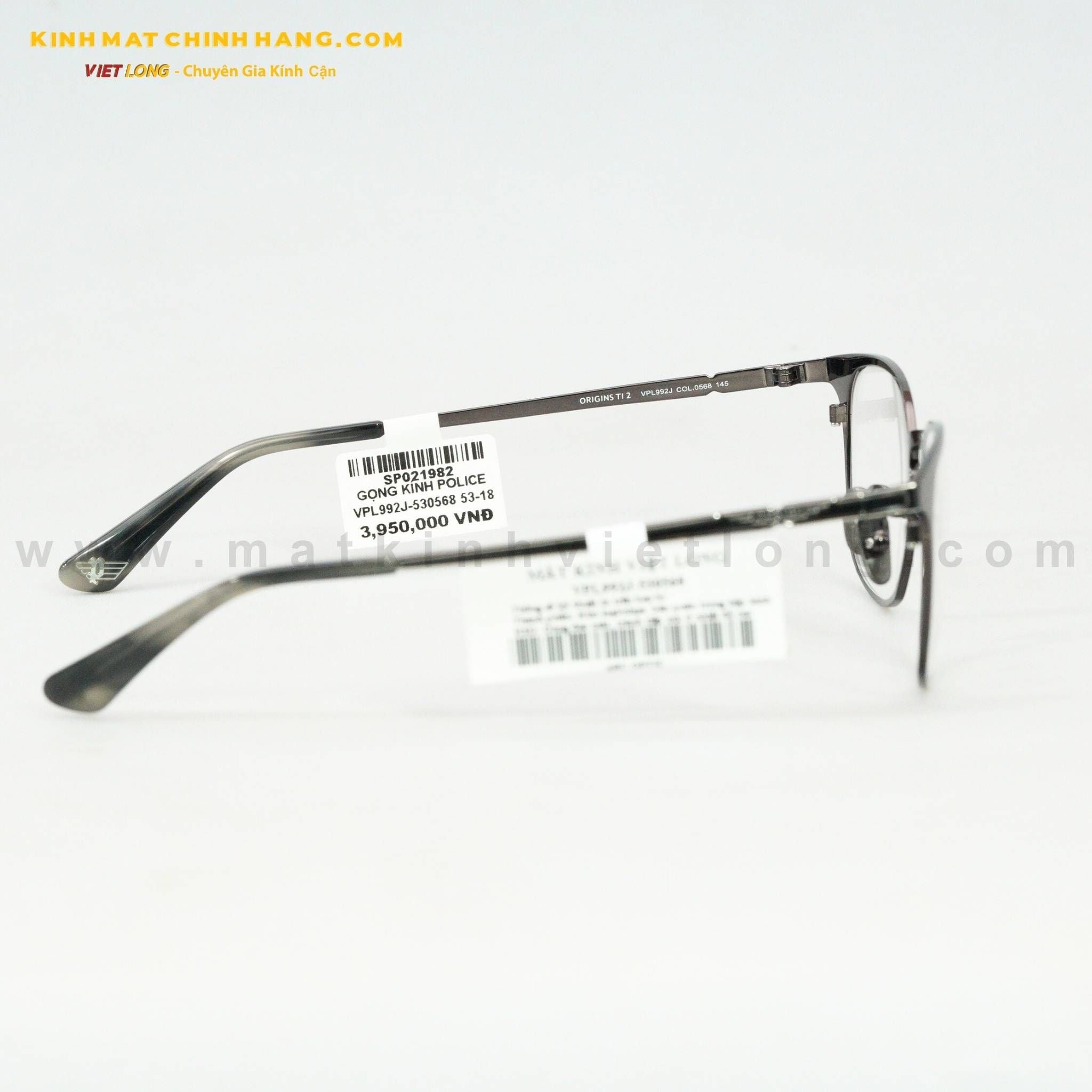  GỌNG KÍNH POLICE VPL992J-530568 53-18 