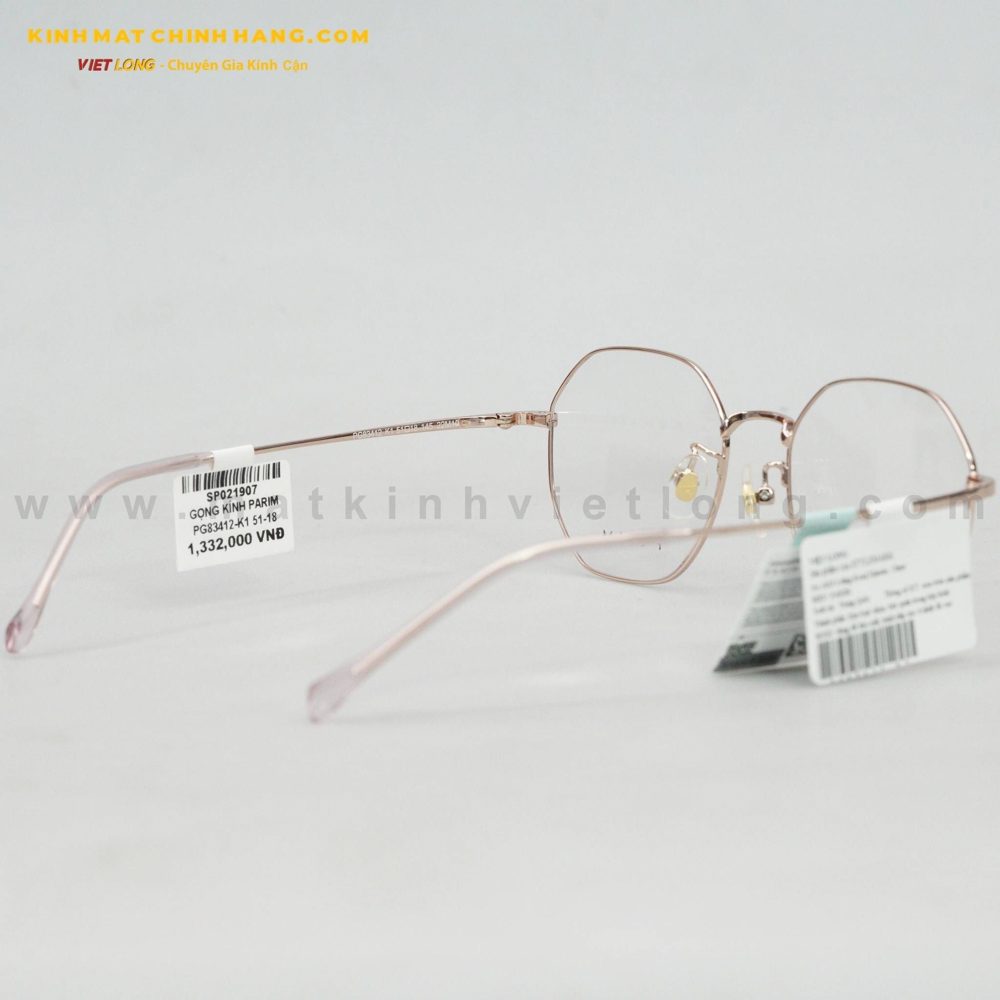  GỌNG KÍNH PARIM PG83412-K1 51-18 