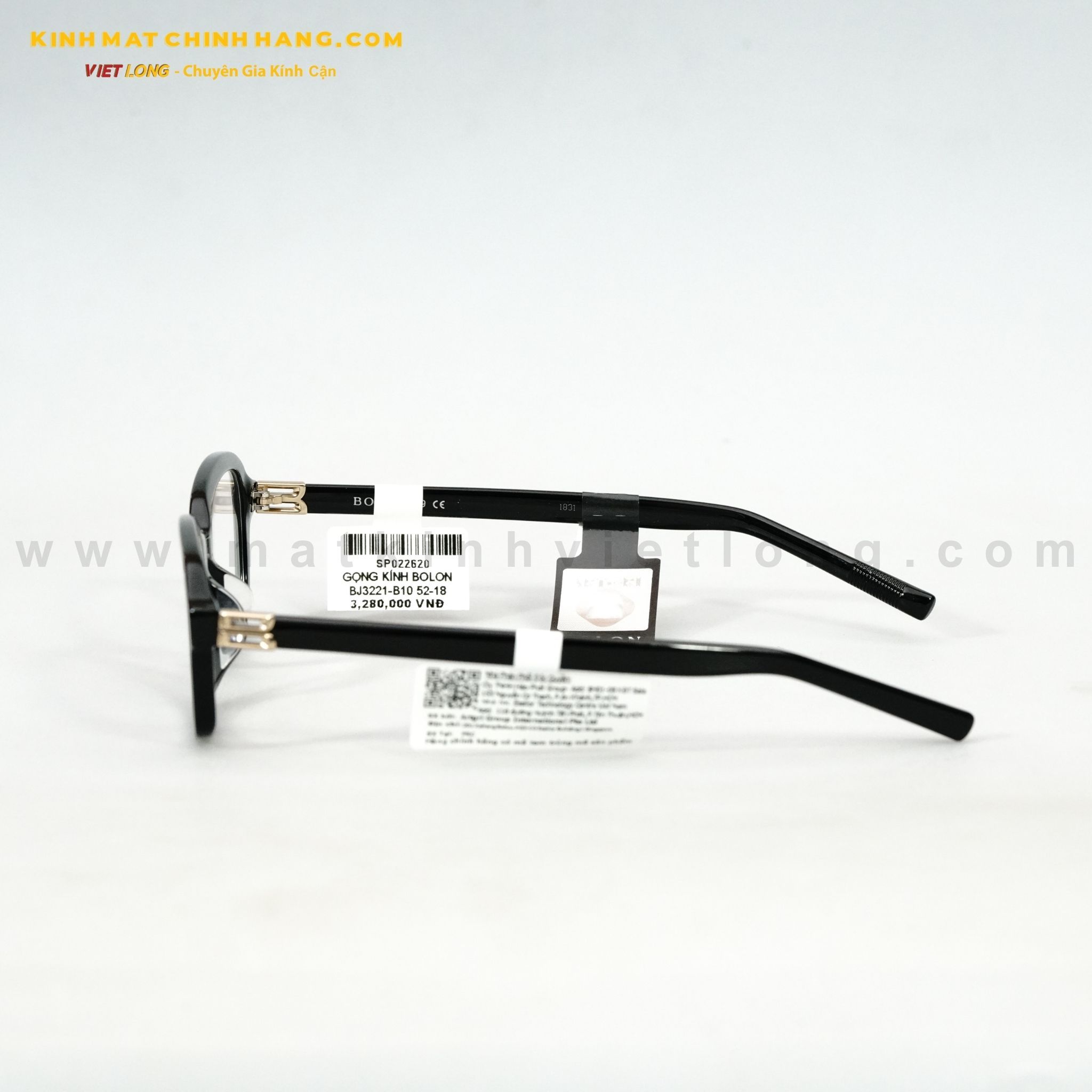  GỌNG KÍNH BOLON BJ3221-B10 52-18 