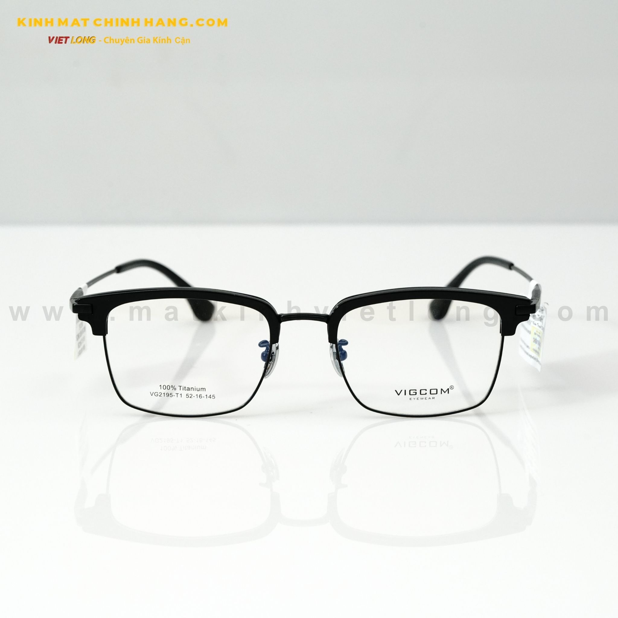  GỌNG KÍNH VIGCOM VG2195-T1 52-16 