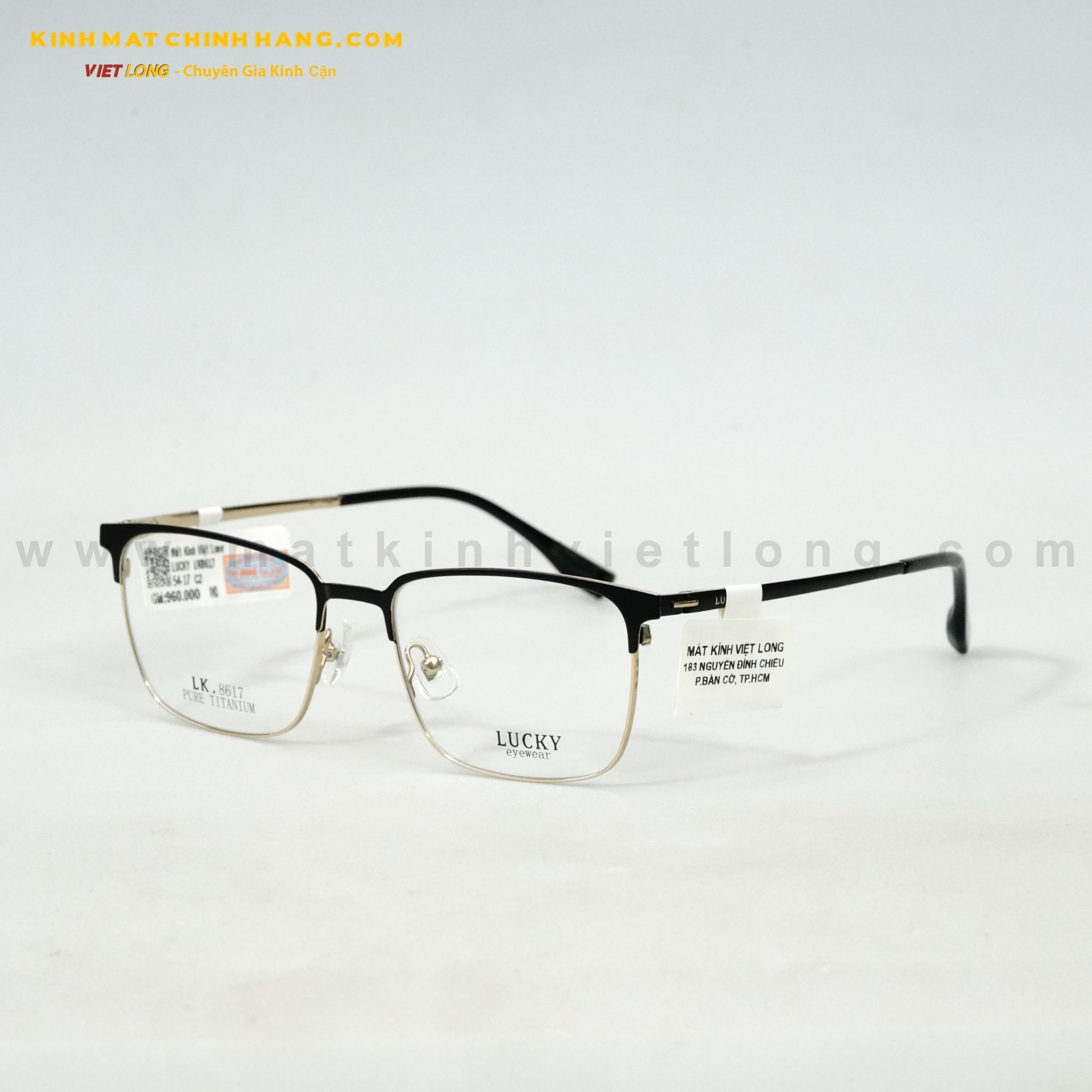  GỌNG KÍNH LUCKY LK8617-C2 54-17 