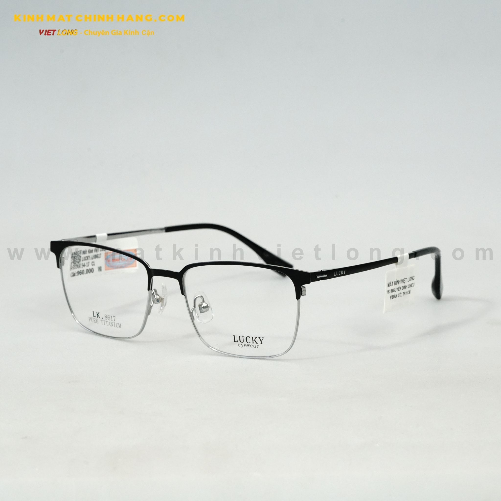  GỌNG KÍNH LUCKY LK8617-C1 54-17 