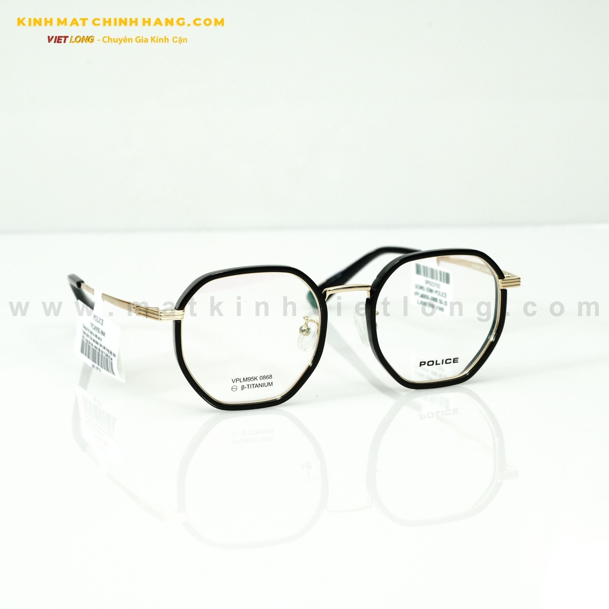  GỌNG KÍNH POLICE VPLM95K-0868 50-20 