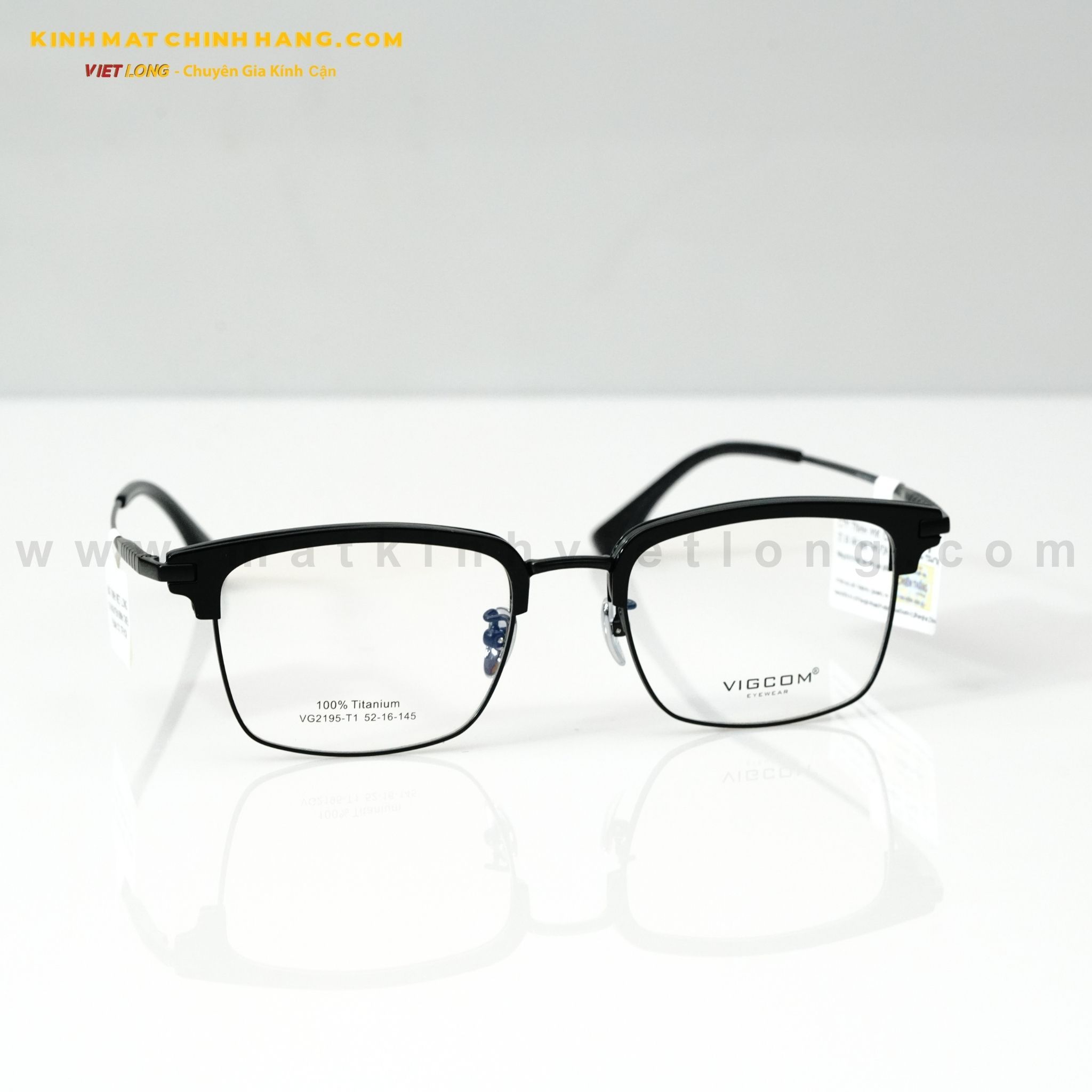  GỌNG KÍNH VIGCOM VG2195-T1 52-16 