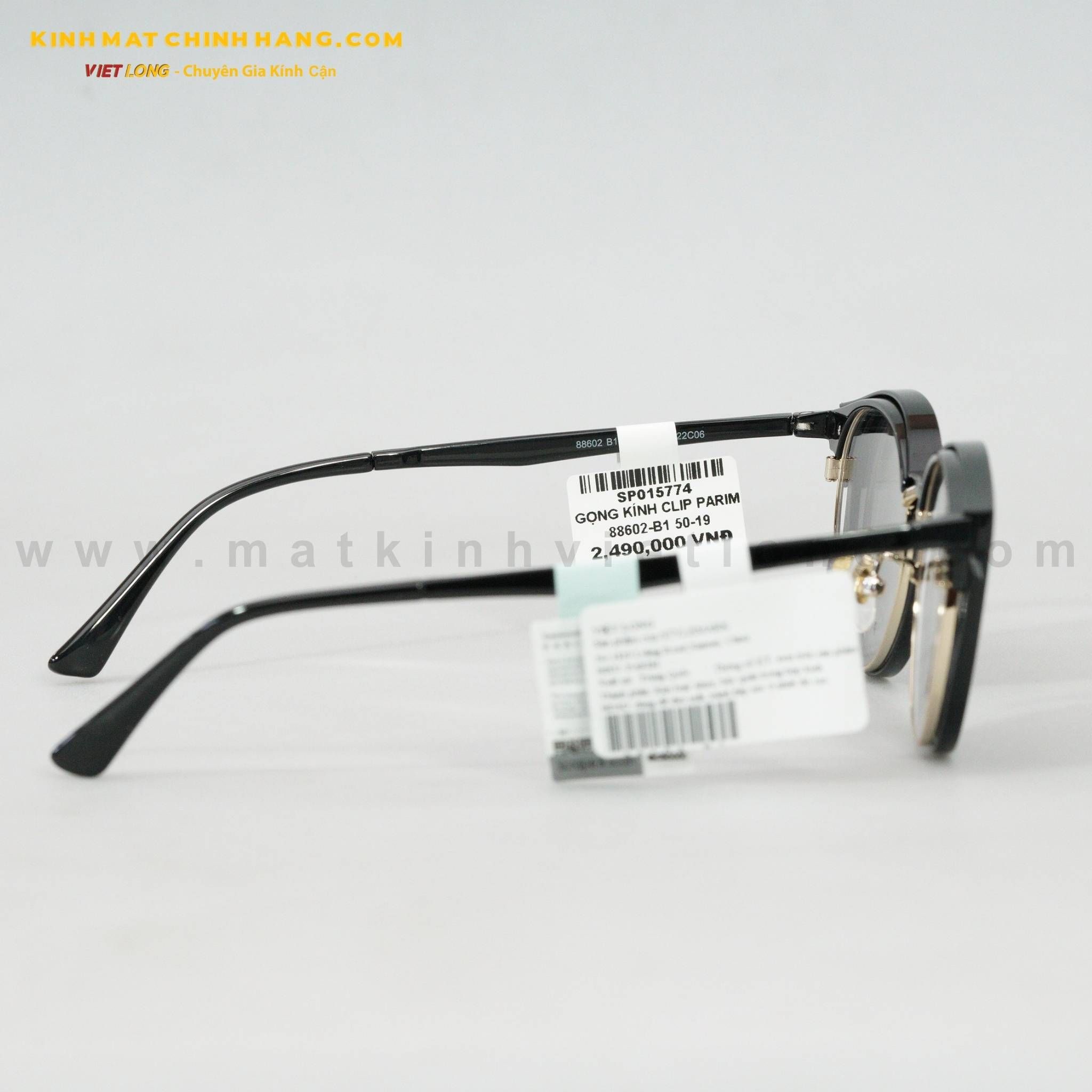  GỌNG KÍNH CLIP PARIM 88602-B1 50-19 