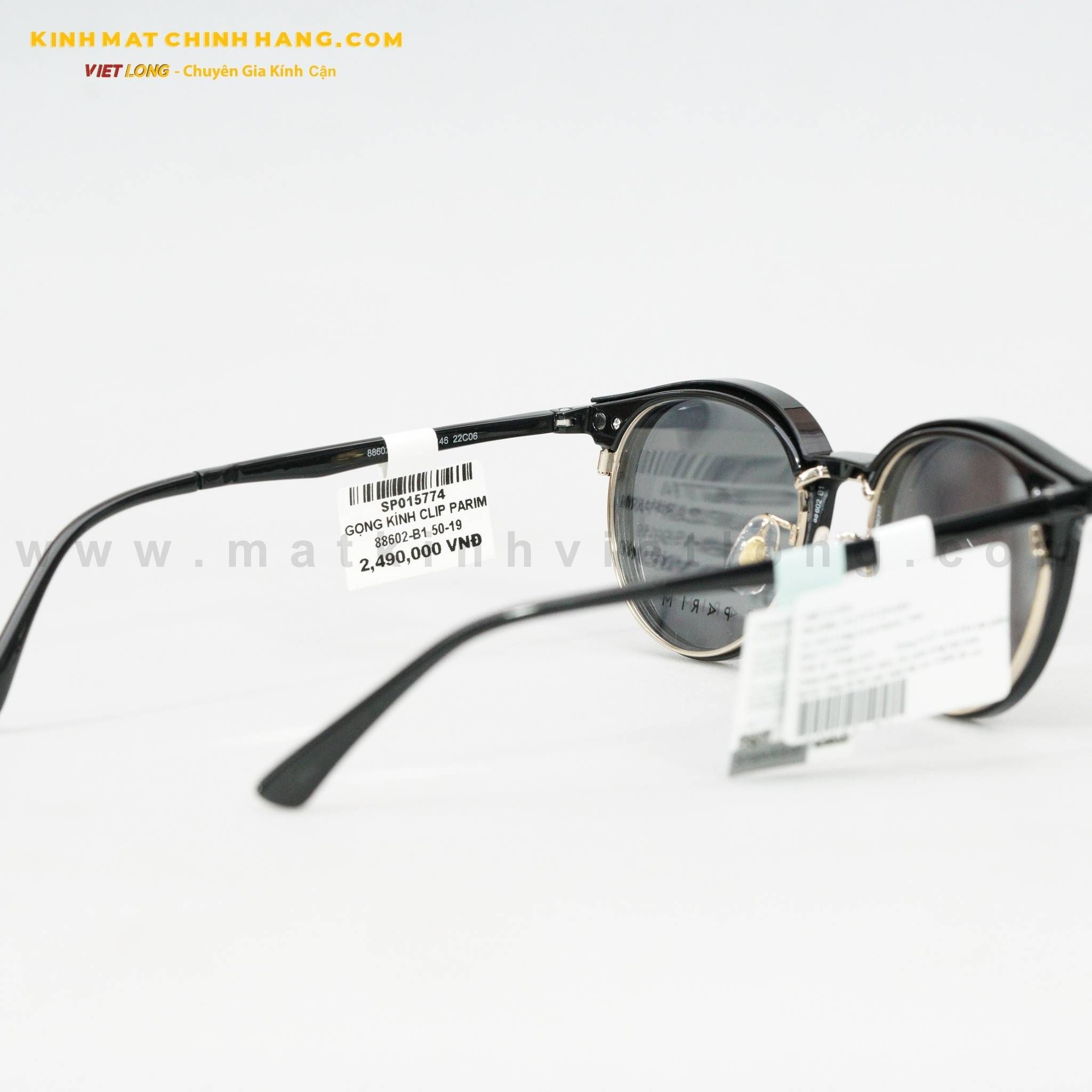  GỌNG KÍNH CLIP PARIM 88602-B1 50-19 