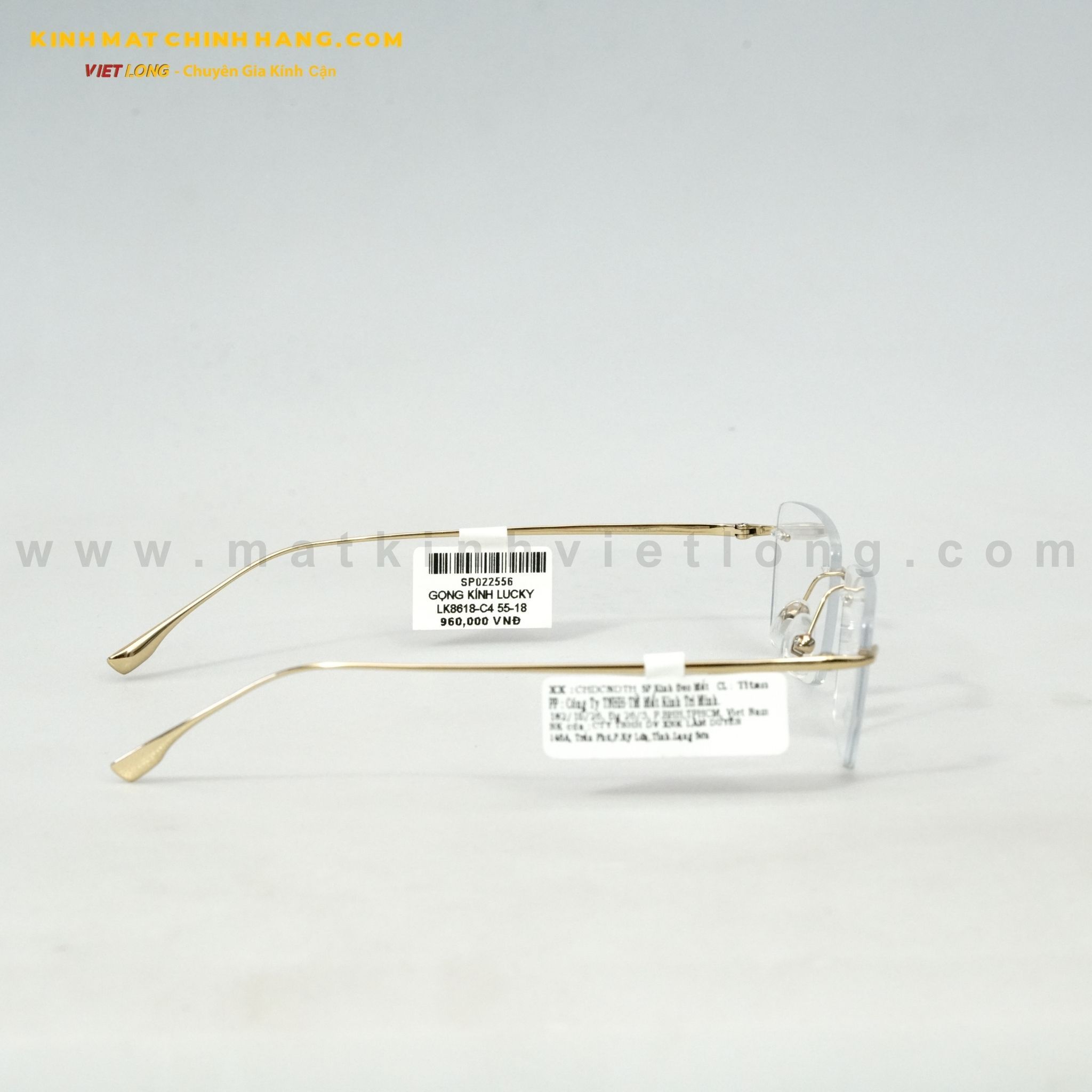  GỌNG KÍNH LUCKY LK8618-C4 55-18 