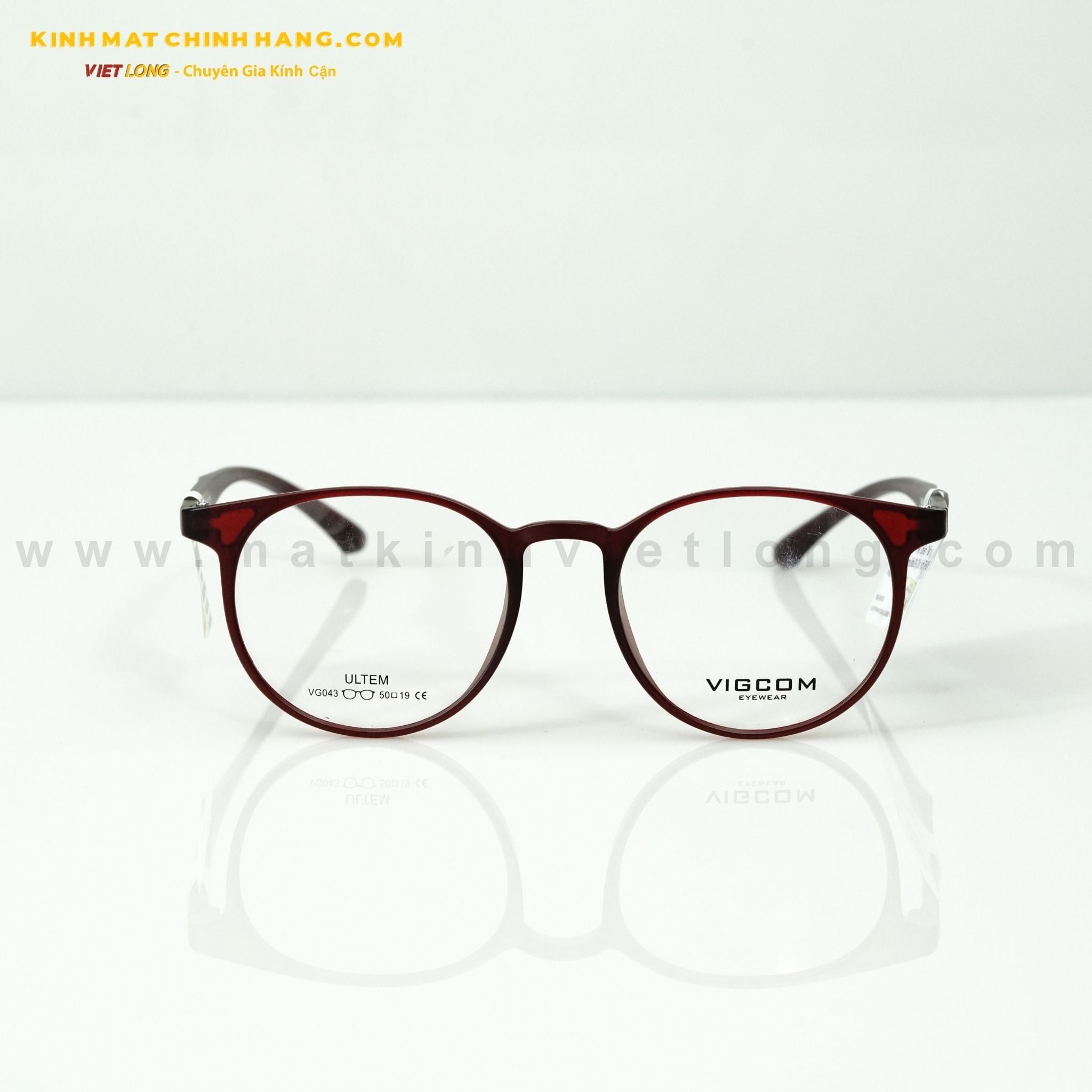  GỌNG KÍNH VIGCOM VG043-C8 50-19 