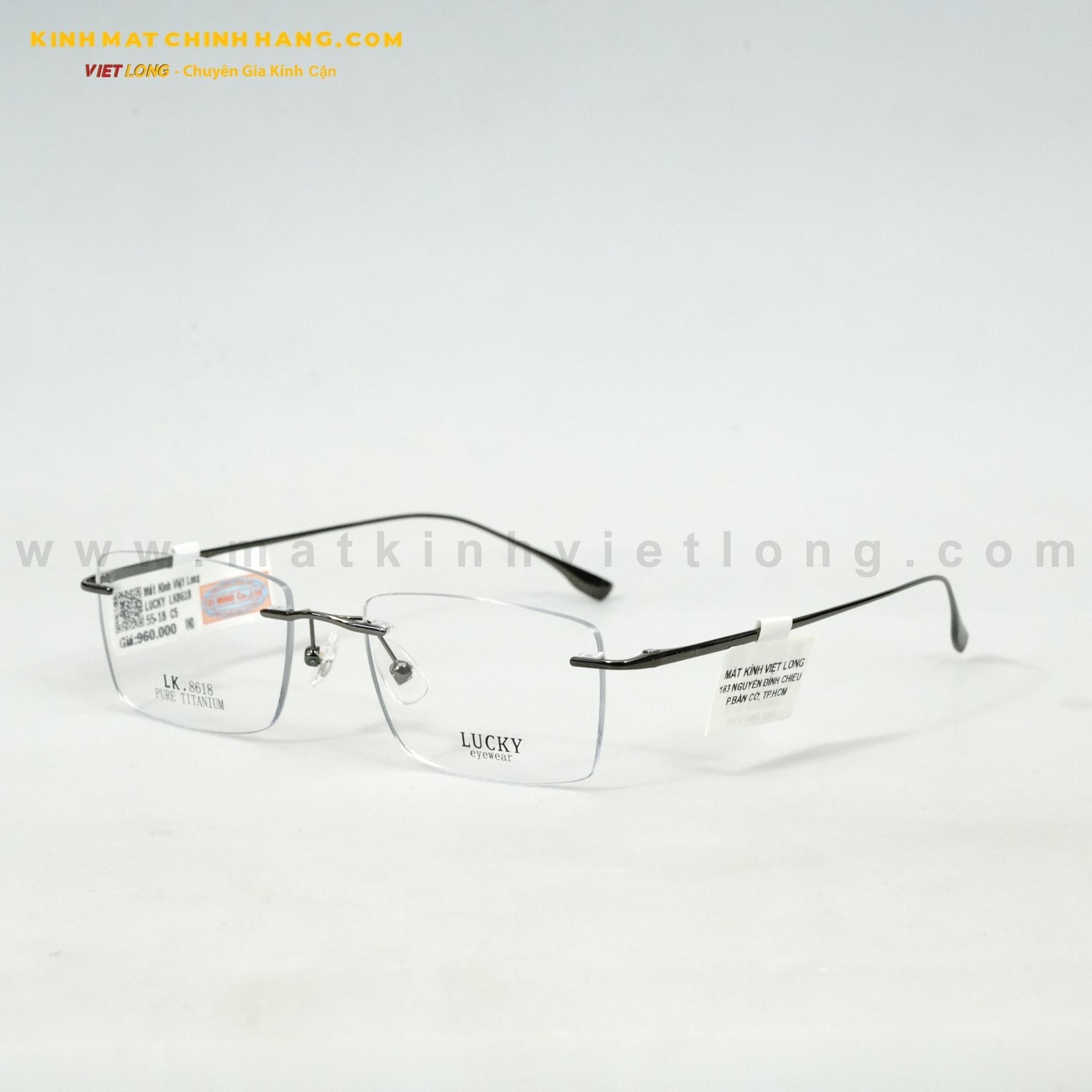  GỌNG KÍNH LUCKY LK8618-C5 55-18 