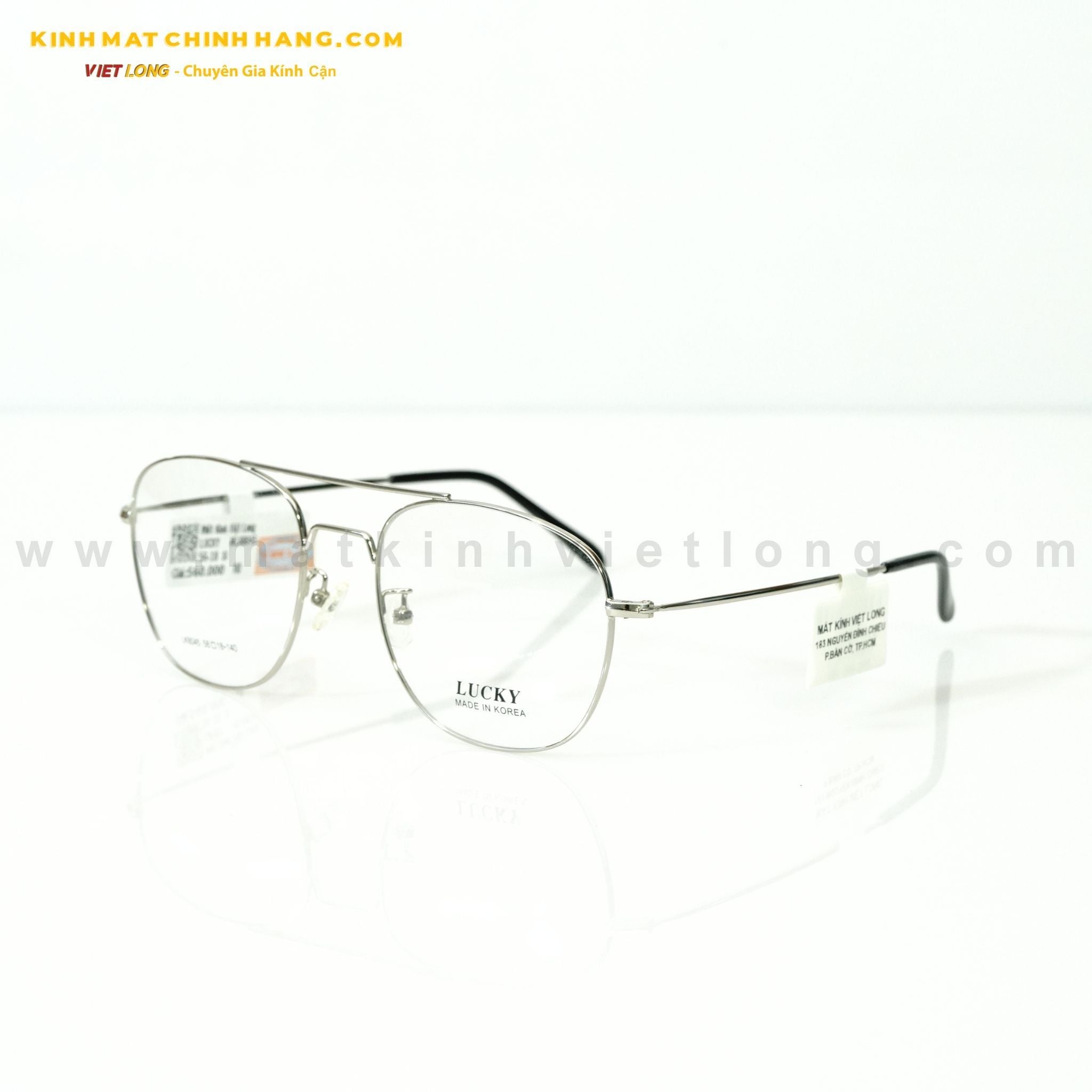  GỌNG KÍNH LUCKY LK8045-SI 56-18 