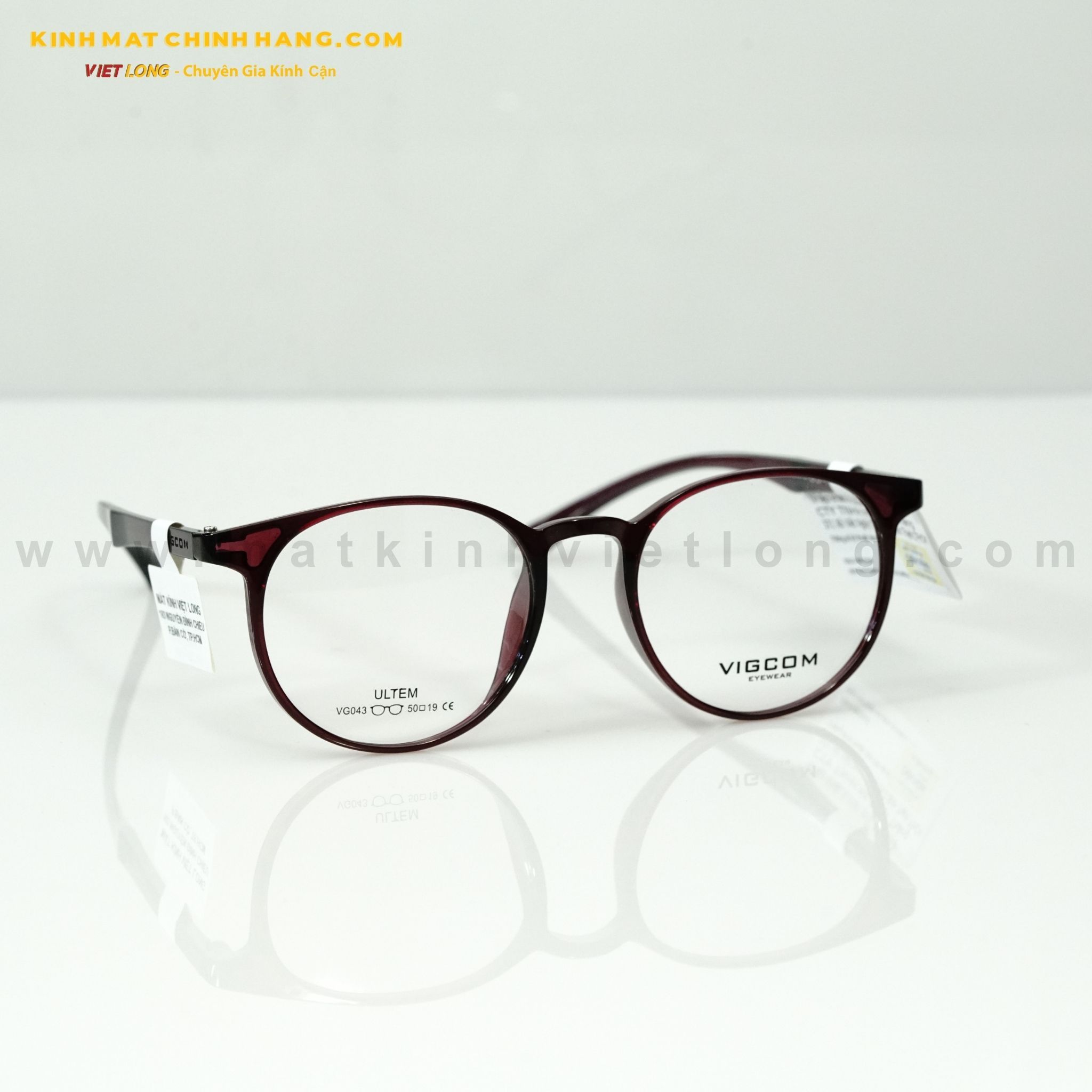  GỌNG KÍNH VIGCOM VG043-C9 50-19 