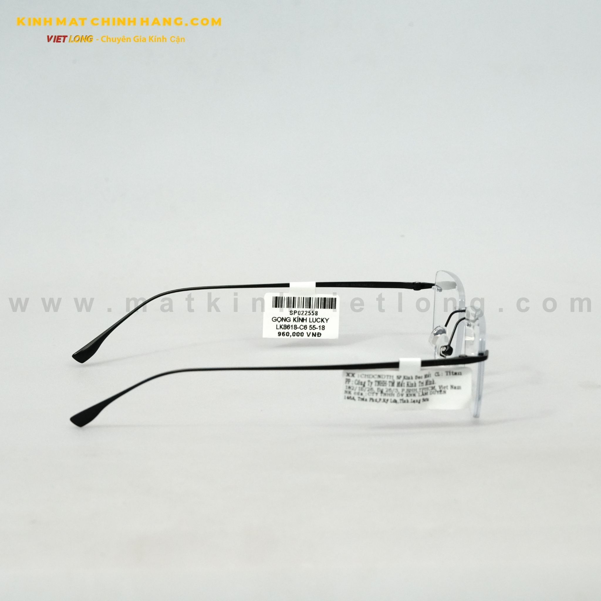  GỌNG KÍNH LUCKY LK8618-C6 55-18 