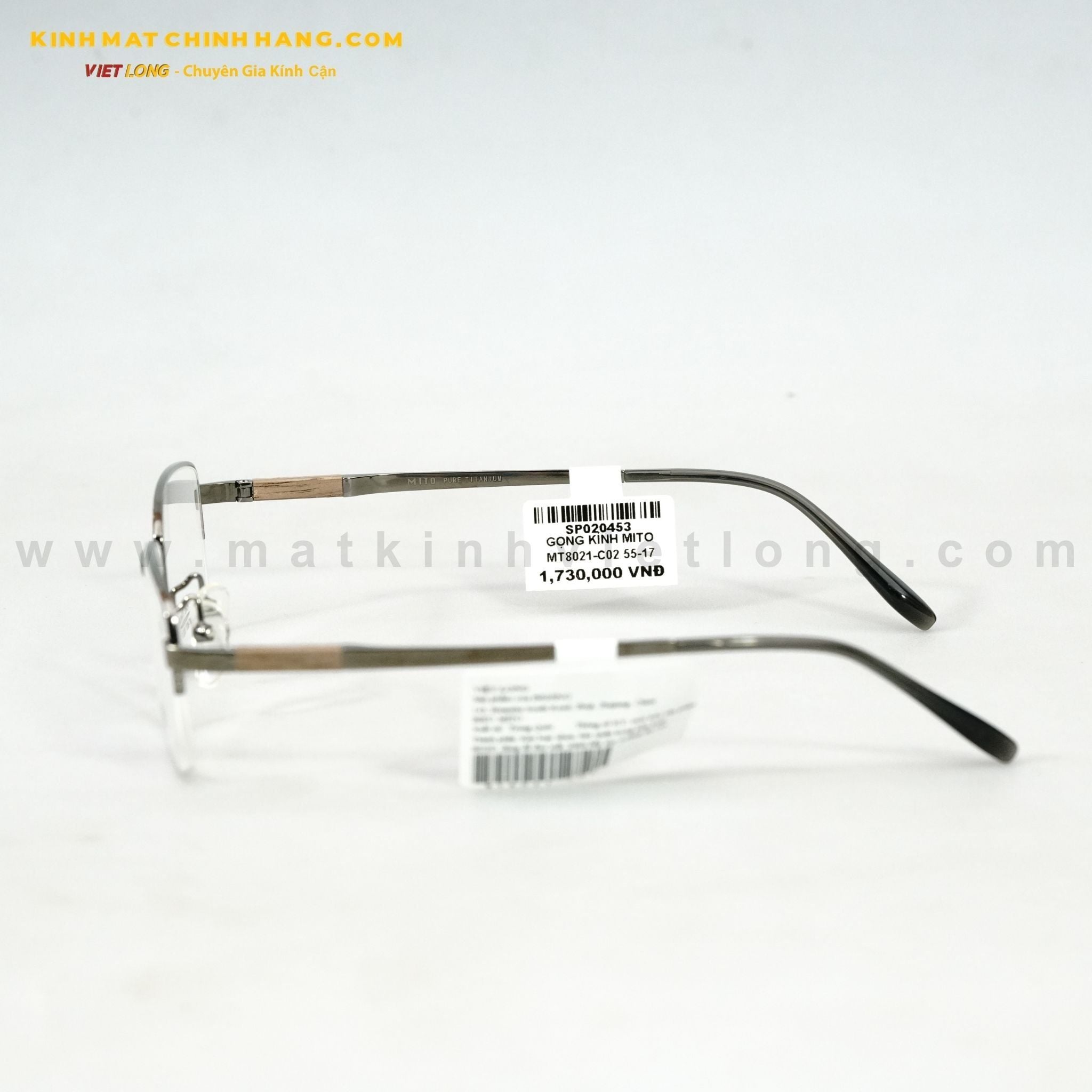  GỌNG KÍNH MITO MT8021-C02 55-17 