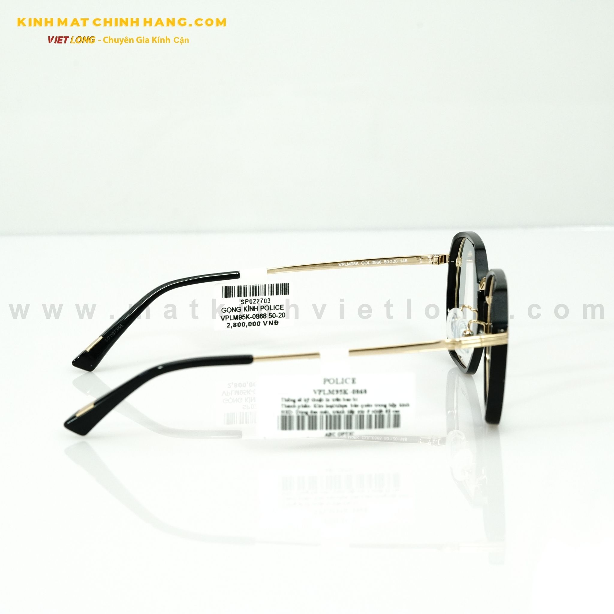  GỌNG KÍNH POLICE VPLM95K-0868 50-20 