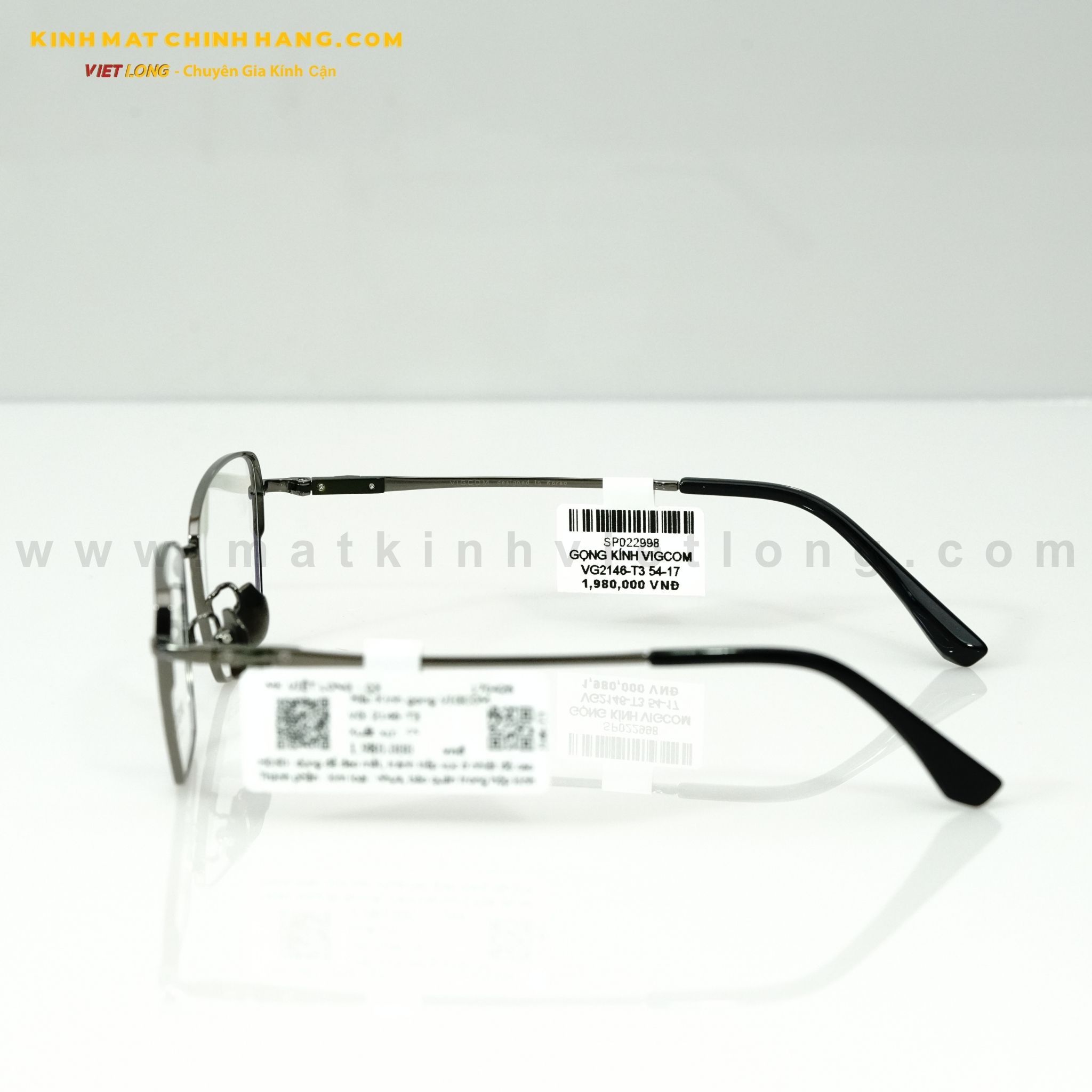  GỌNG KÍNH VIGCOM VG2146-T3 54-17 