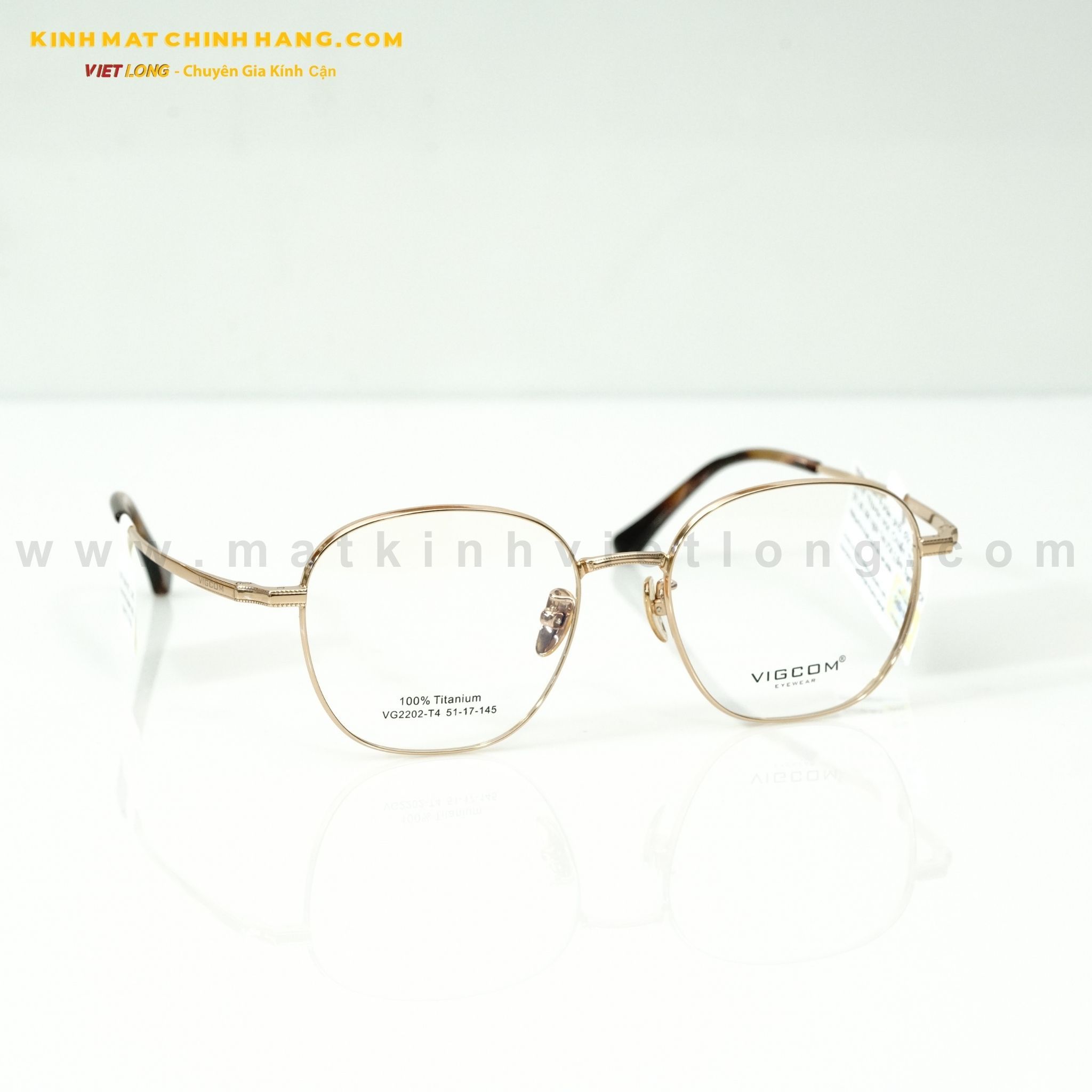 GỌNG KÍNH VIGCOM VG2202-T4 51-17 