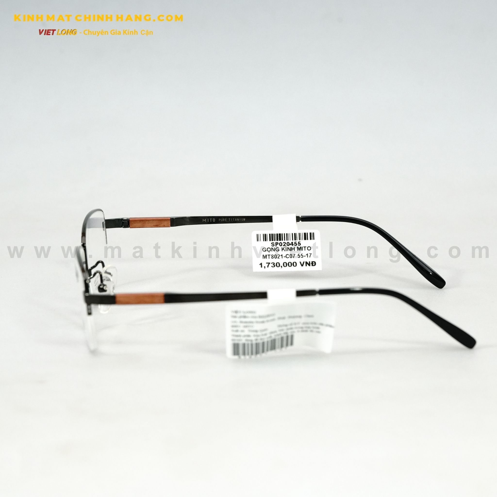  GỌNG KÍNH MITO MT8021-C07 55-17 
