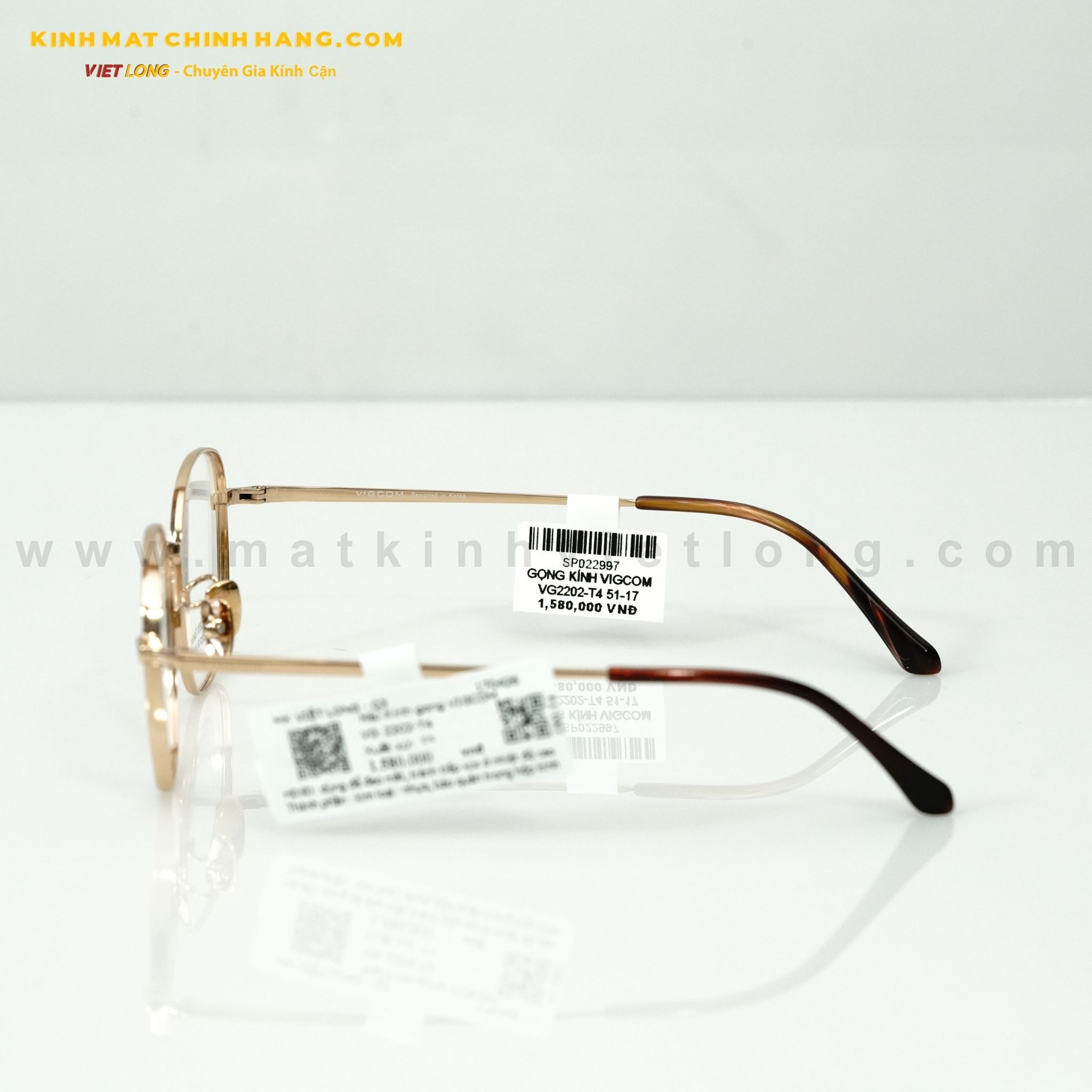  GỌNG KÍNH VIGCOM VG2202-T4 51-17 