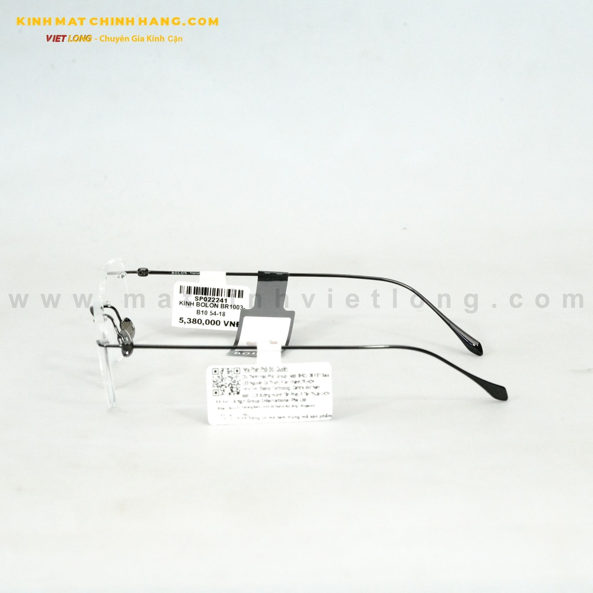  GỌNG KÍNH BOLON BR1003-B10 54-18 