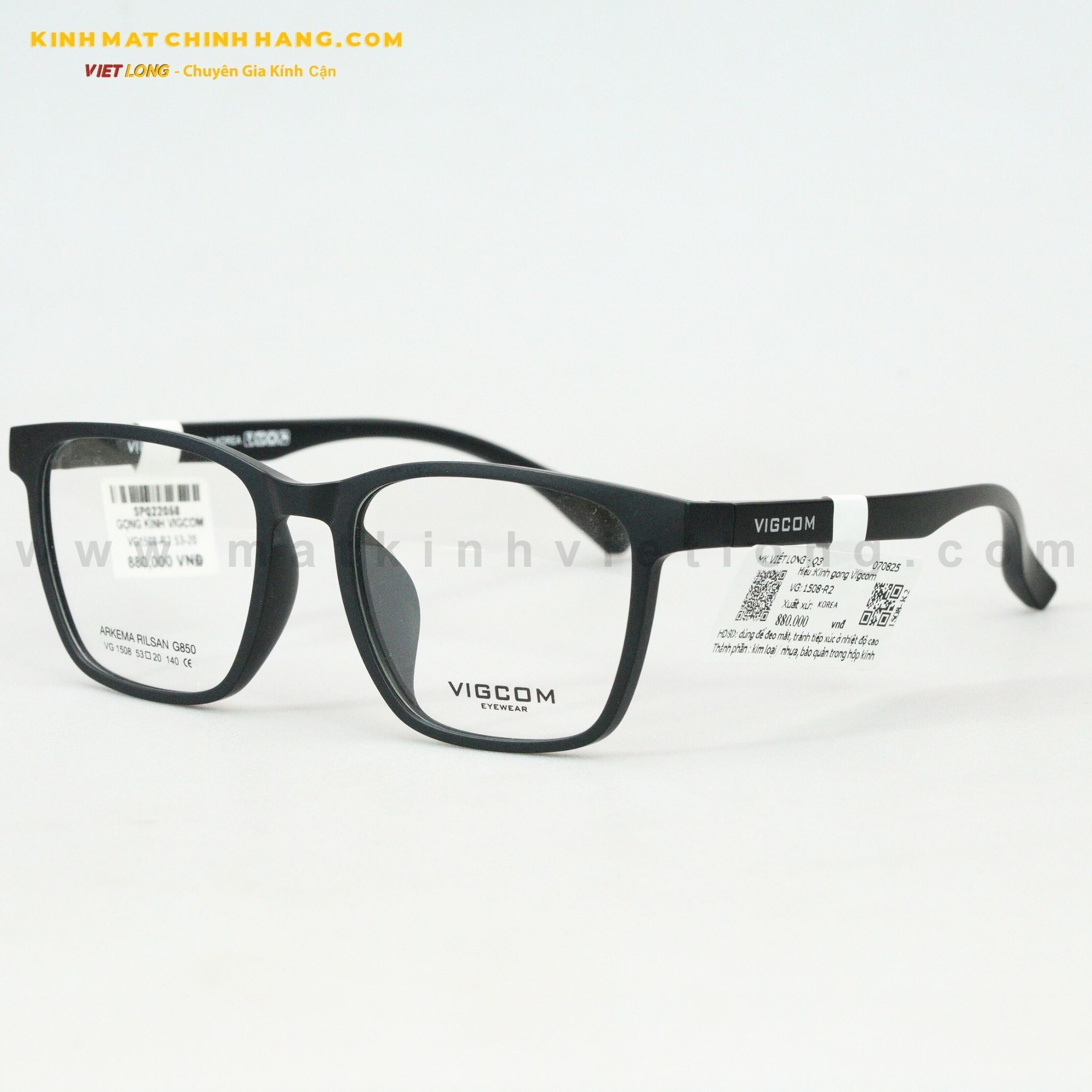  GỌNG KÍNH VIGCOM VG1508-R2 53-20 