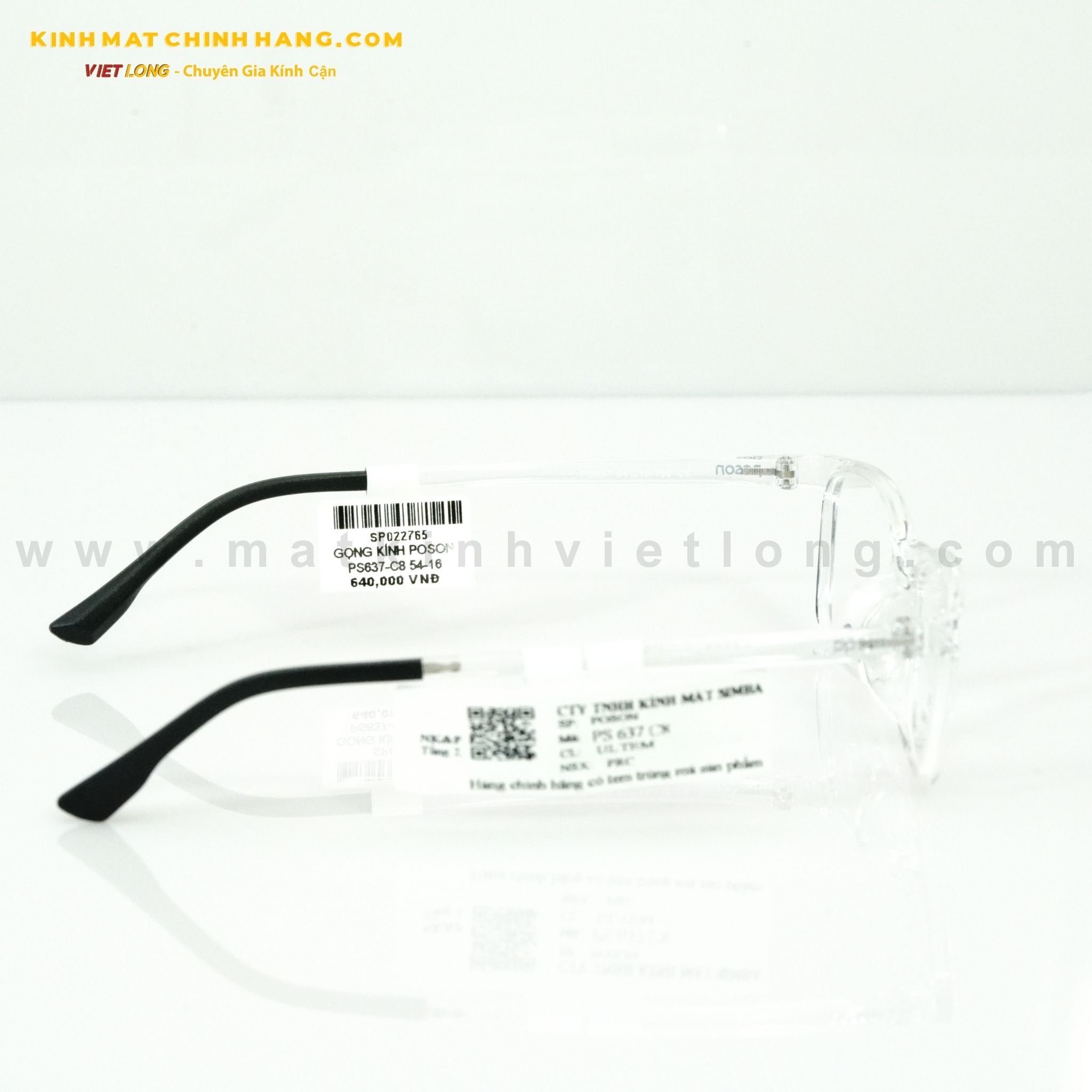  GỌNG KÍNH POSON PS637-C8 54-16 