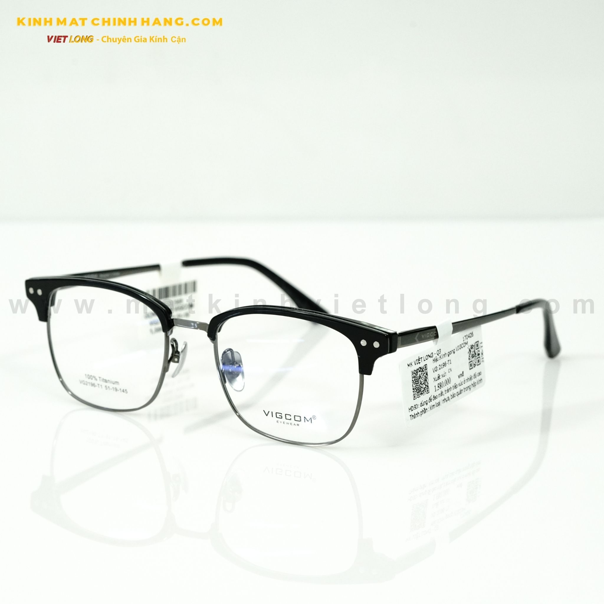  GỌNG KÍNH VIGCOM VG2196-T1 51-19 