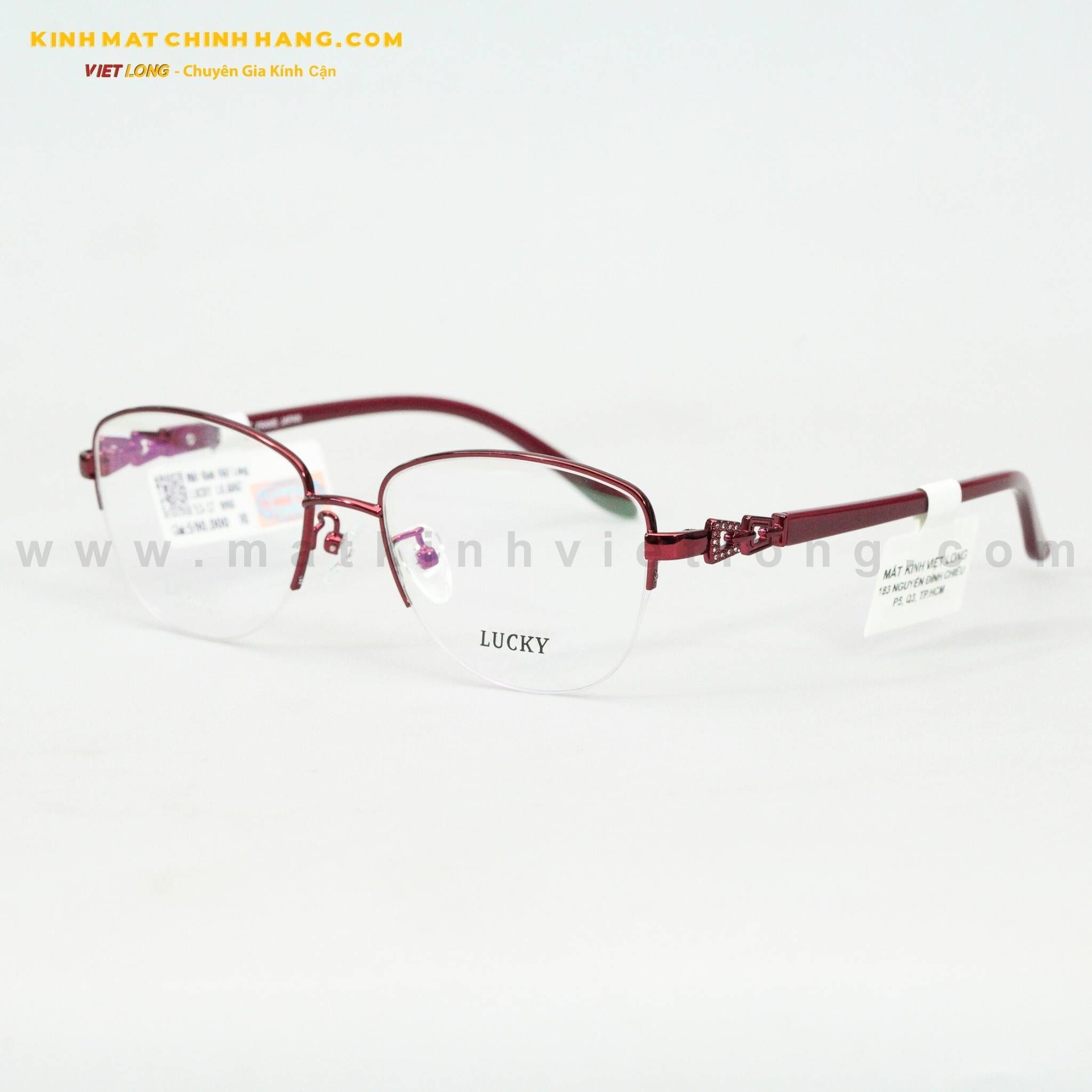  GỌNG KÍNH LUCKY LK6067-WNA 53-17 