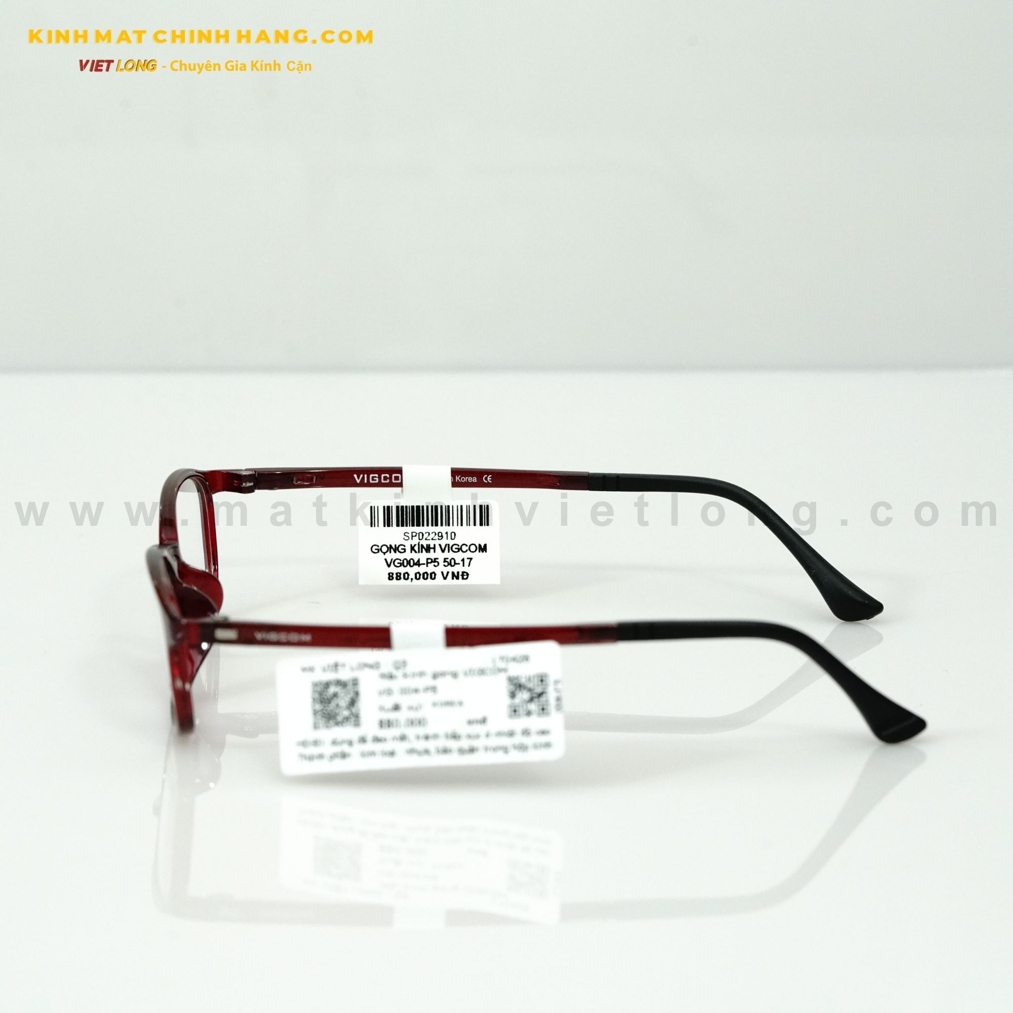  GỌNG KÍNH VIGCOM VG004-P5 50-17 
