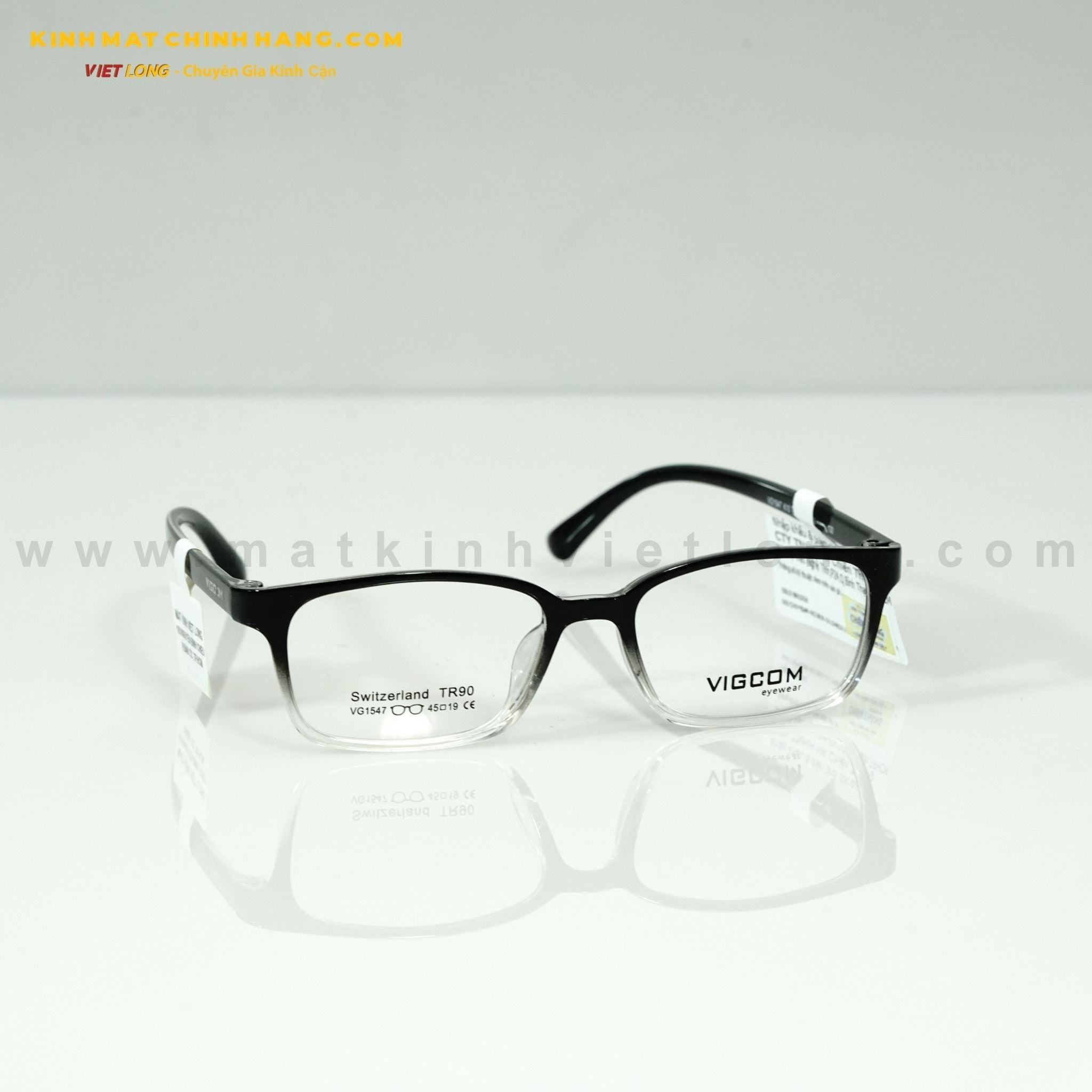  GỌNG KÍNH VIGCOM VG1547-K10 45-19 