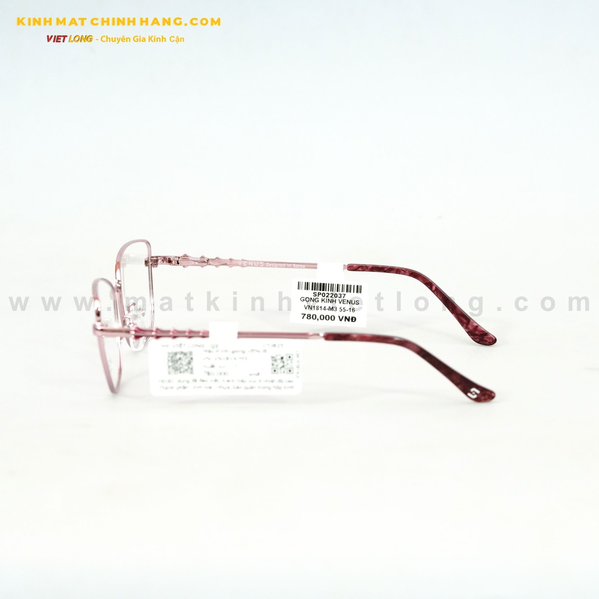 GỌNG KÍNH VENUS VN1814-M3 55-16 