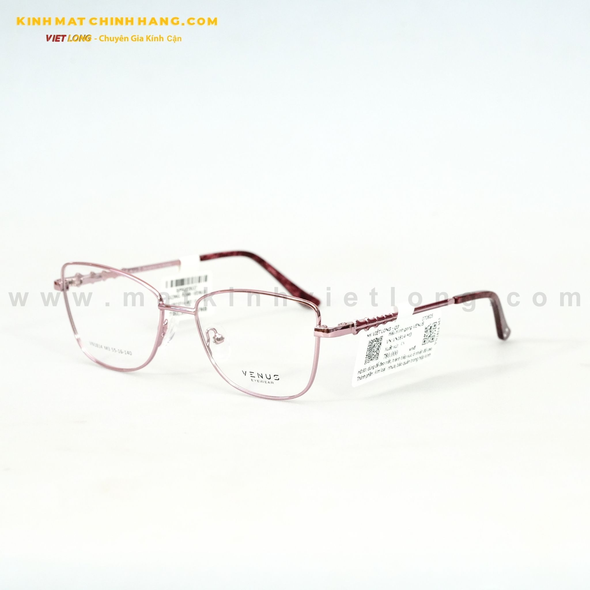  GỌNG KÍNH VENUS VN1814-M3 55-16 