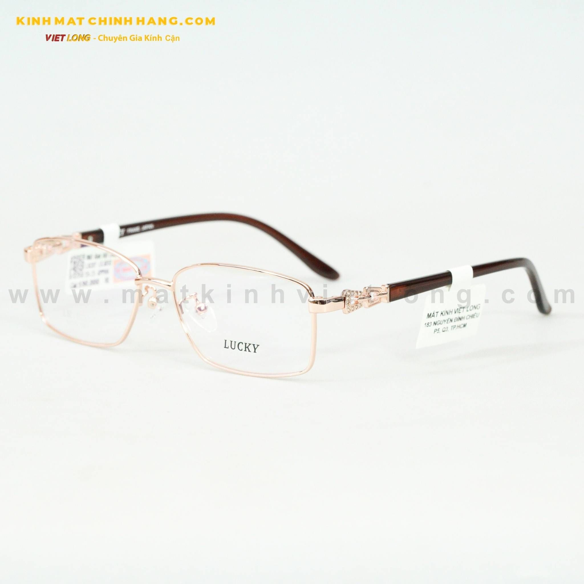  GỌNG KÍNH LUCKY LK6053-GPPINK 55-15 