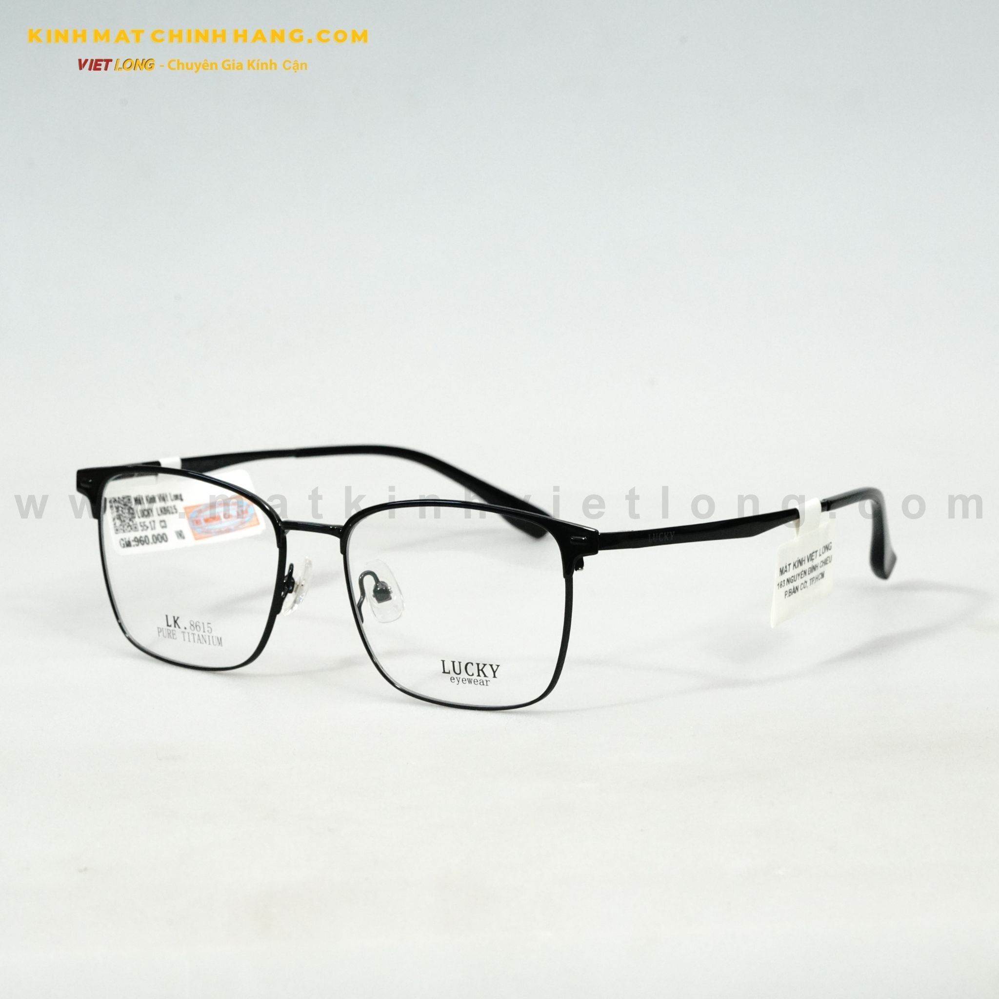  GỌNG KÍNH LUCKY LK8615-C3 55-17 