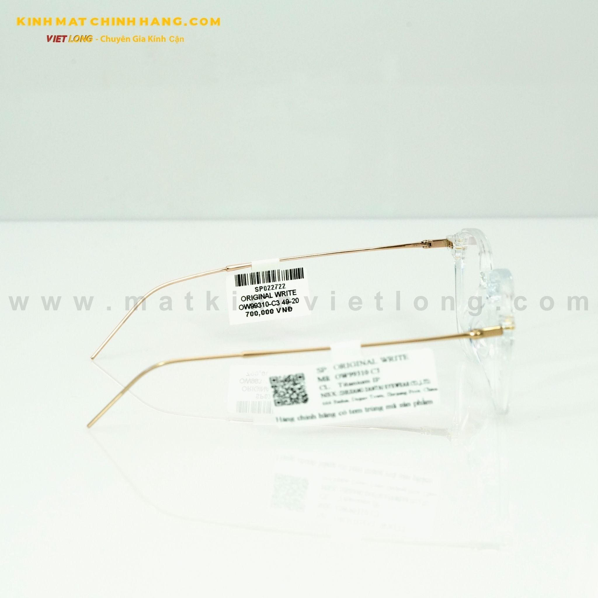  GỌNG KÍNH ORIGINAL WRITE OW99310-C3 49-20 
