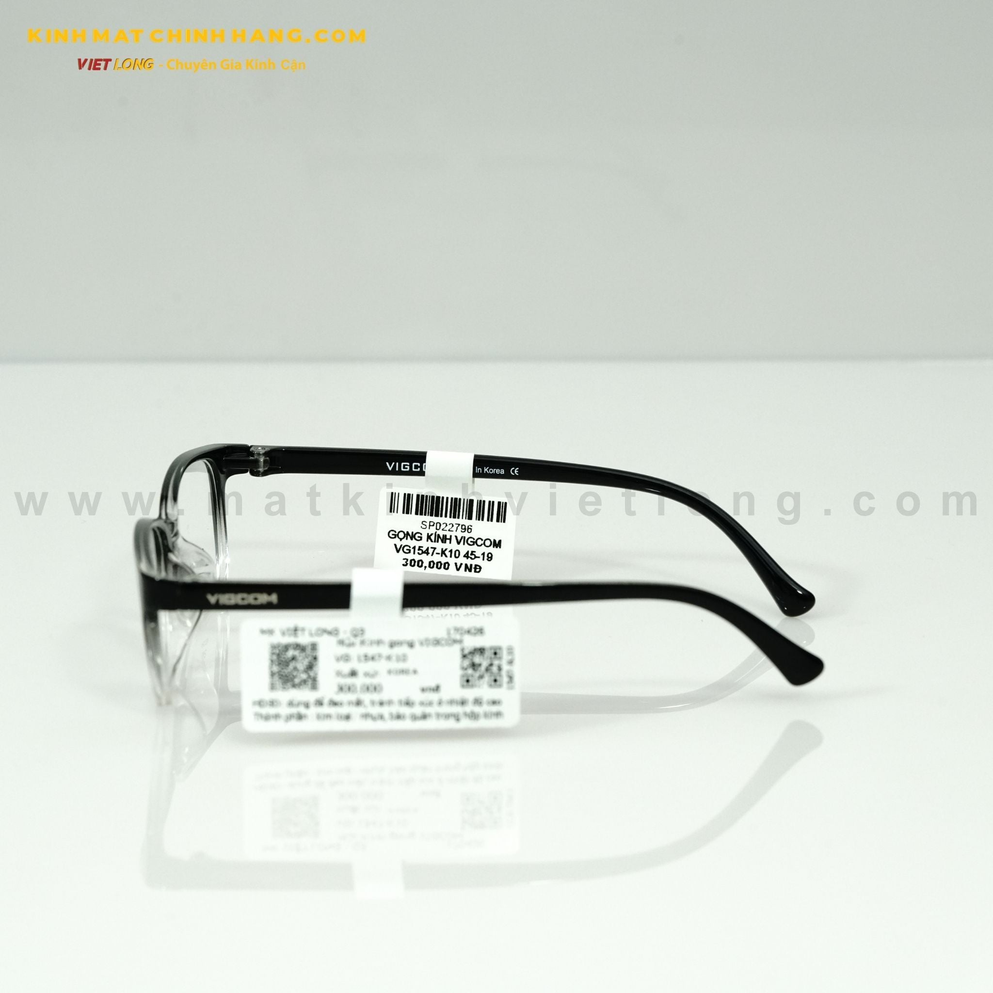  GỌNG KÍNH VIGCOM VG1547-K10 45-19 