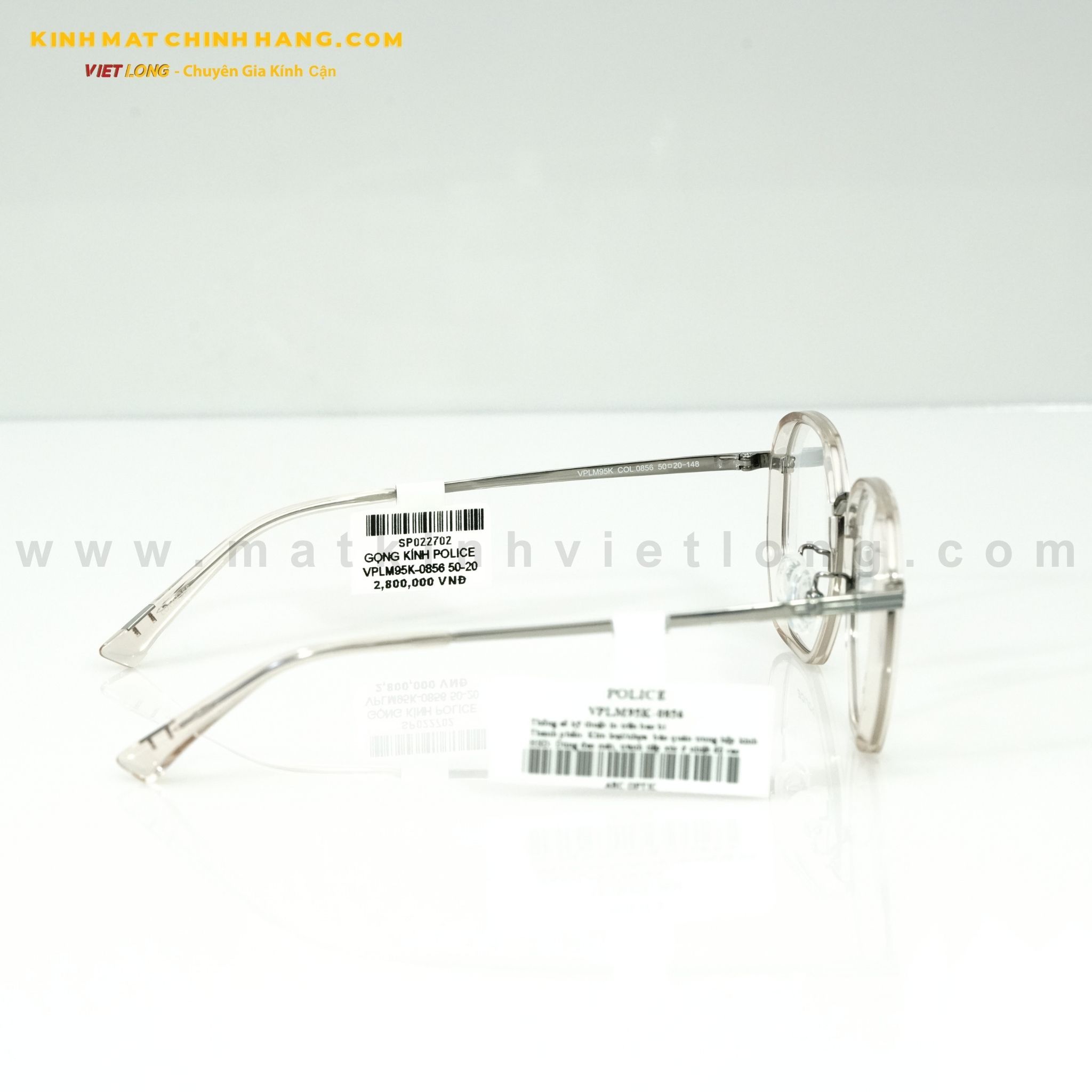  GỌNG KÍNH POLICE VPLM95K-0856 50-20 