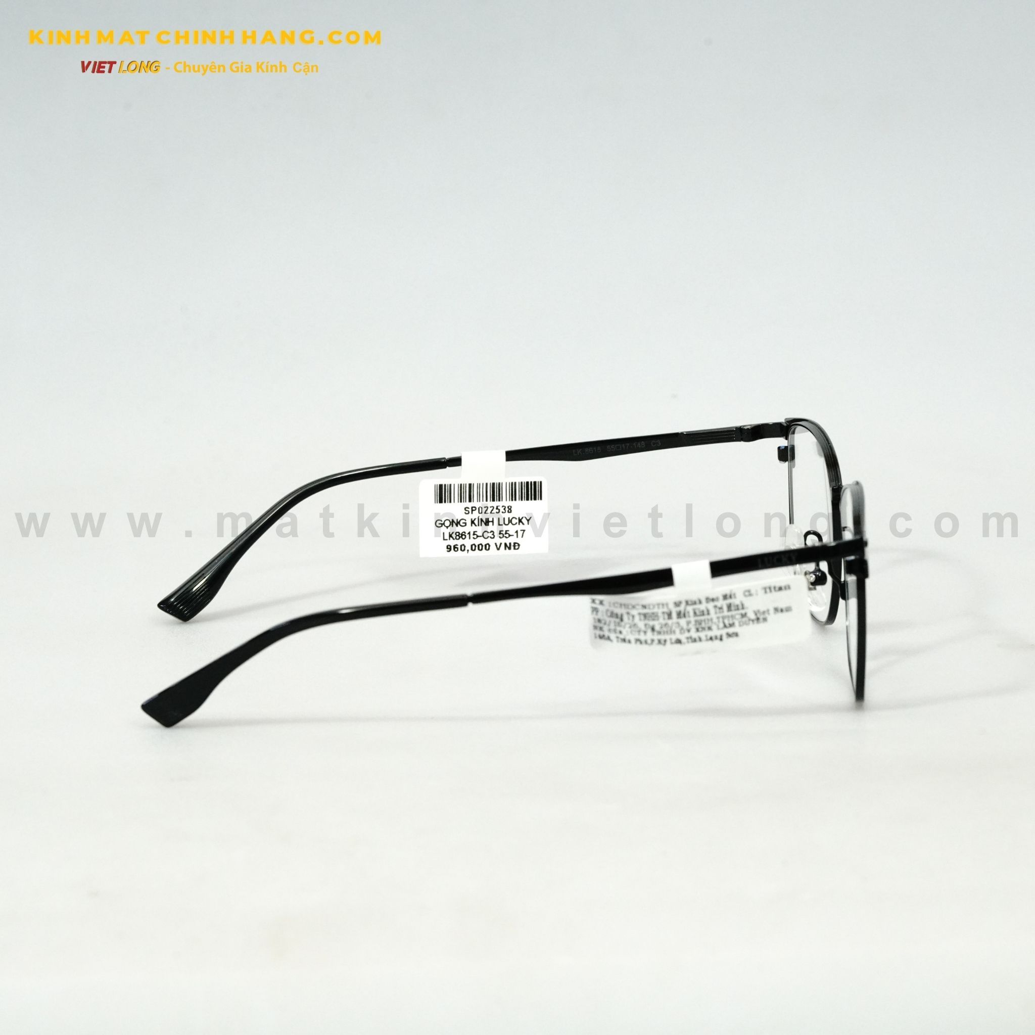  GỌNG KÍNH LUCKY LK8615-C3 55-17 