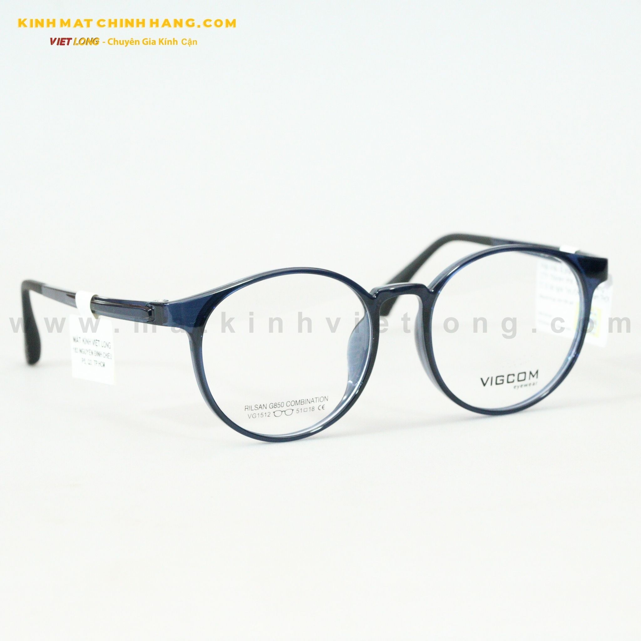  GỌNG KÍNH VIGCOM VG1512-R3 51-18 