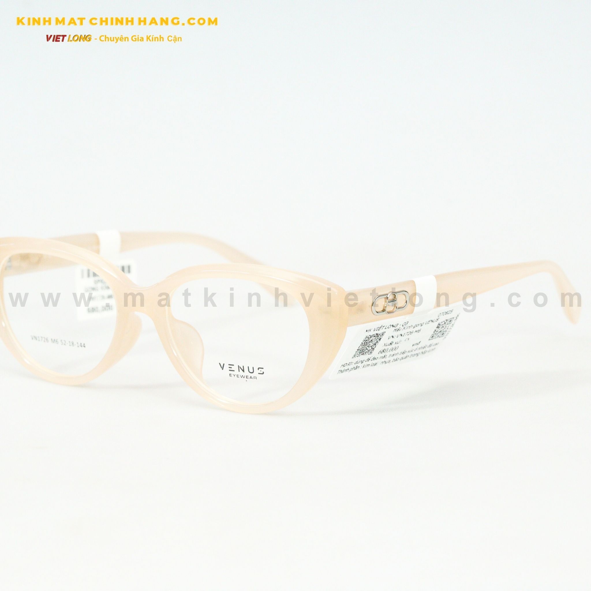  GỌNG KÍNH VENUS VN1726-M6 52-18 