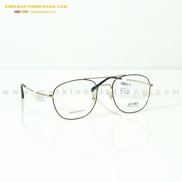  GỌNG KÍNH LUCKY LK8045-BK/GP 56-18 
