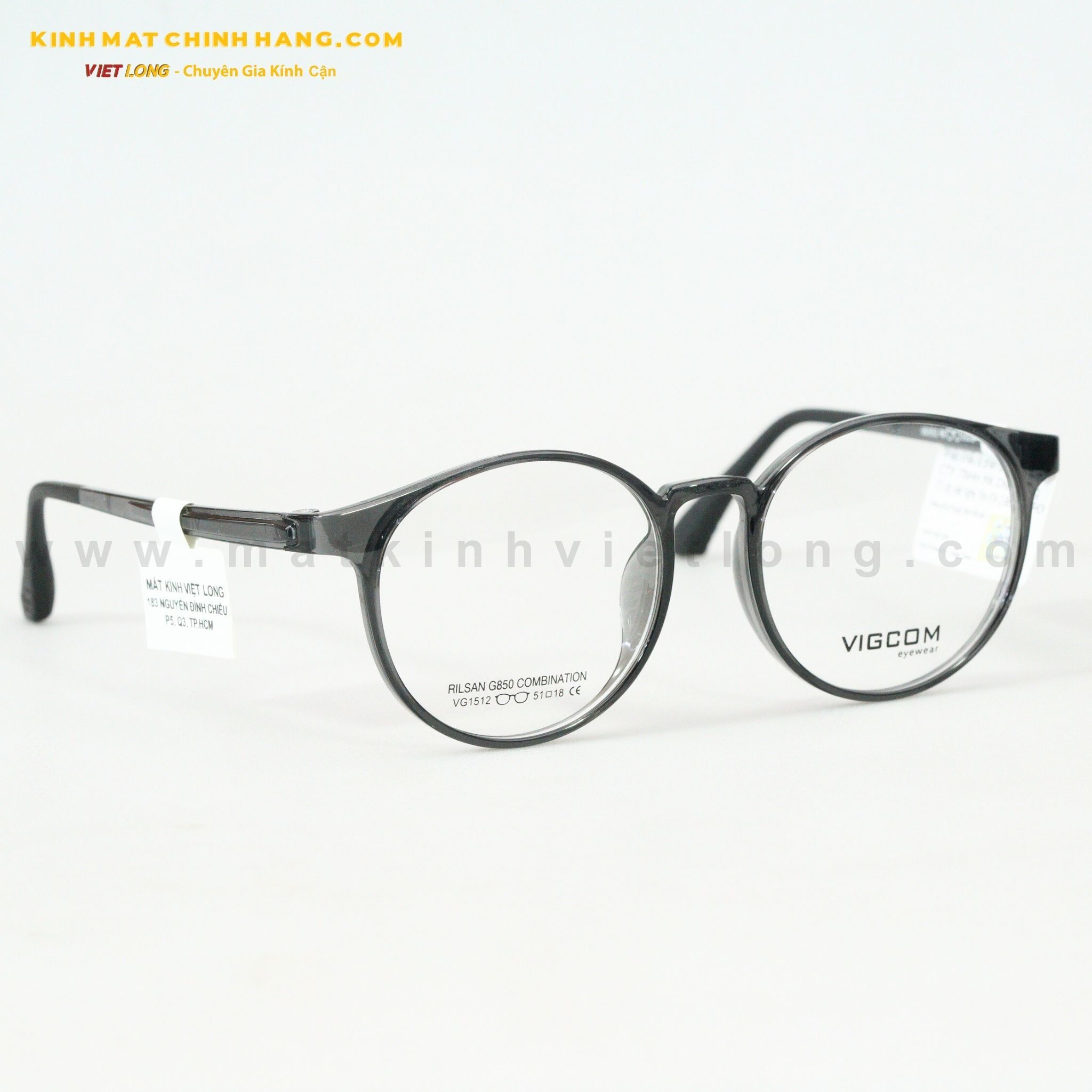  GỌNG KÍNH VIGCOM VG1512-R5 51-18 