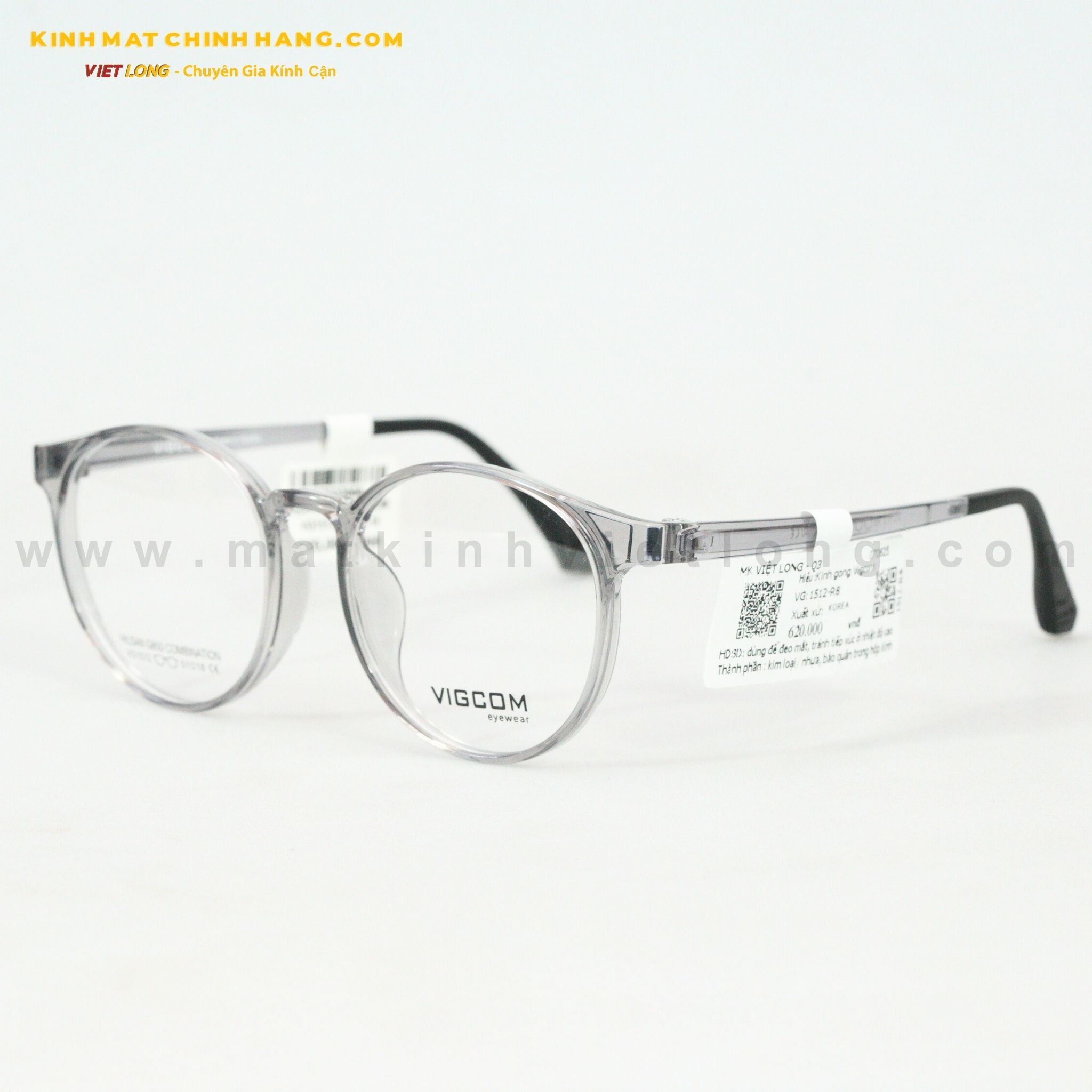  GỌNG KÍNH VIGCOM VG1512-R8 51-18 